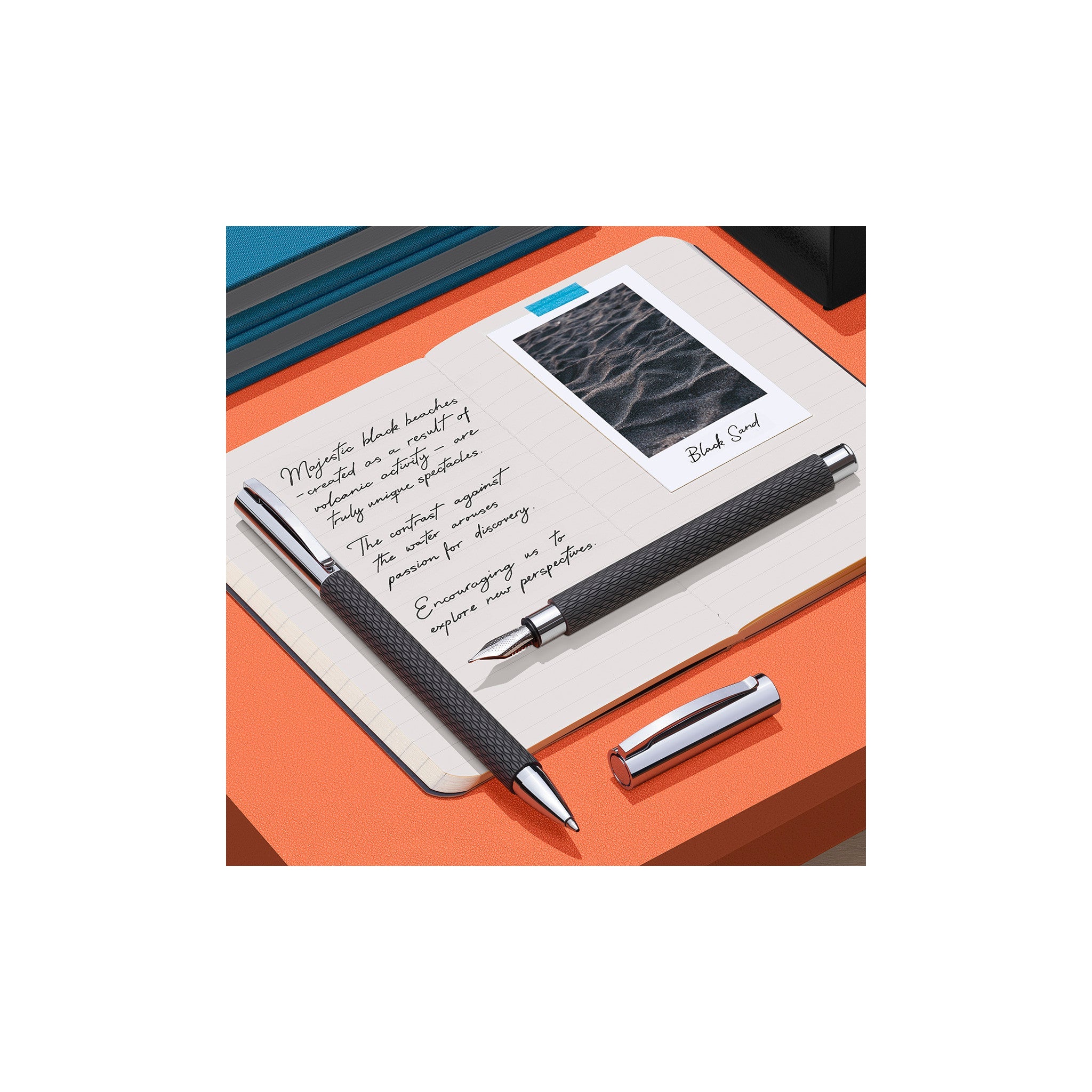Ambition Ballpoint Pen, OpArt Black Sand - #FC147055