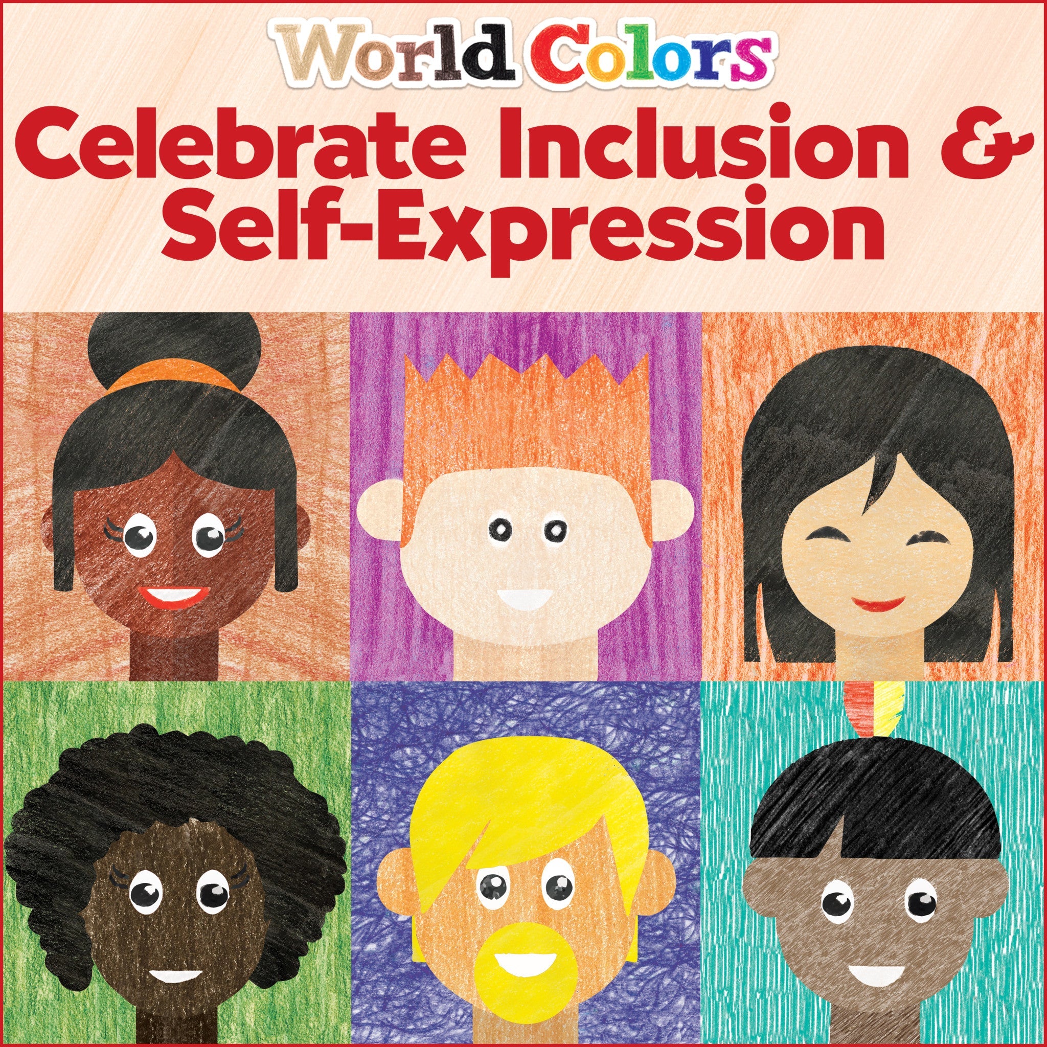 World Colors 15 Beeswax Crayons - #FC14352