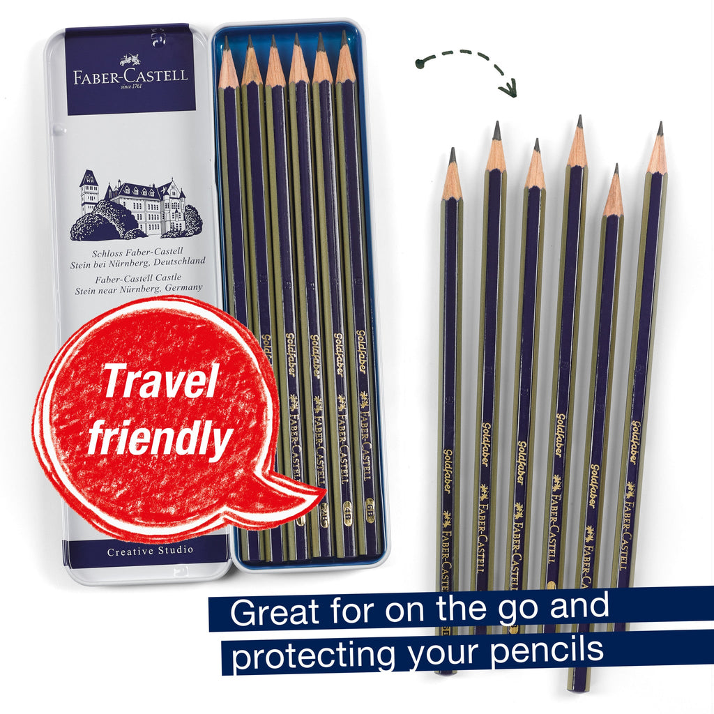 Goldfaber Graphite Pencils, Tin of 6 - #FC900010
