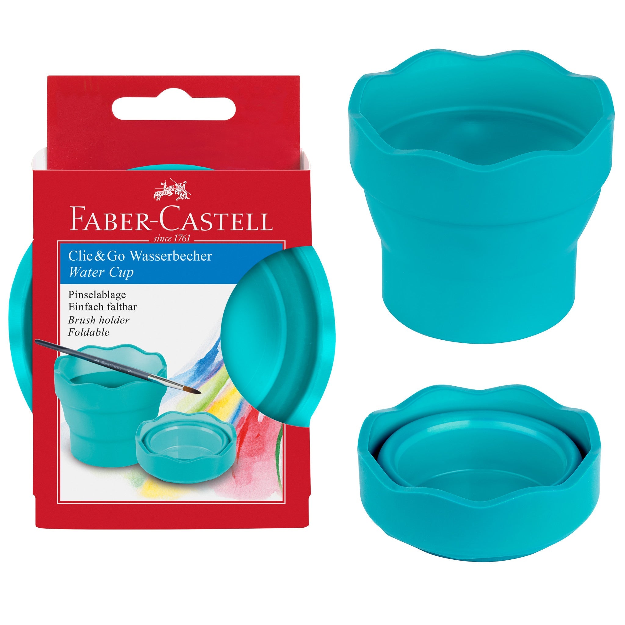 Clic & Go Water Cup, Turquoise - #FC181580