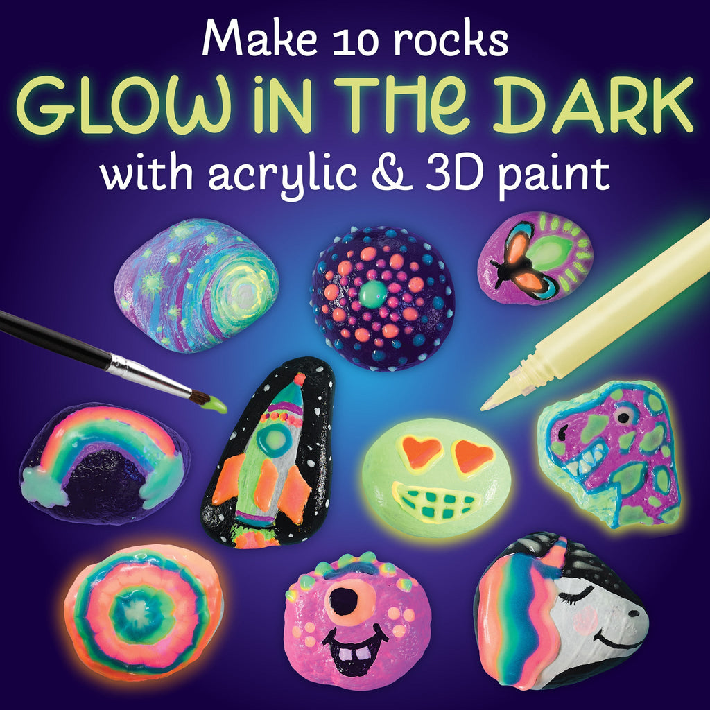Glow in the Dark Rock Painting Kit - #6232000
