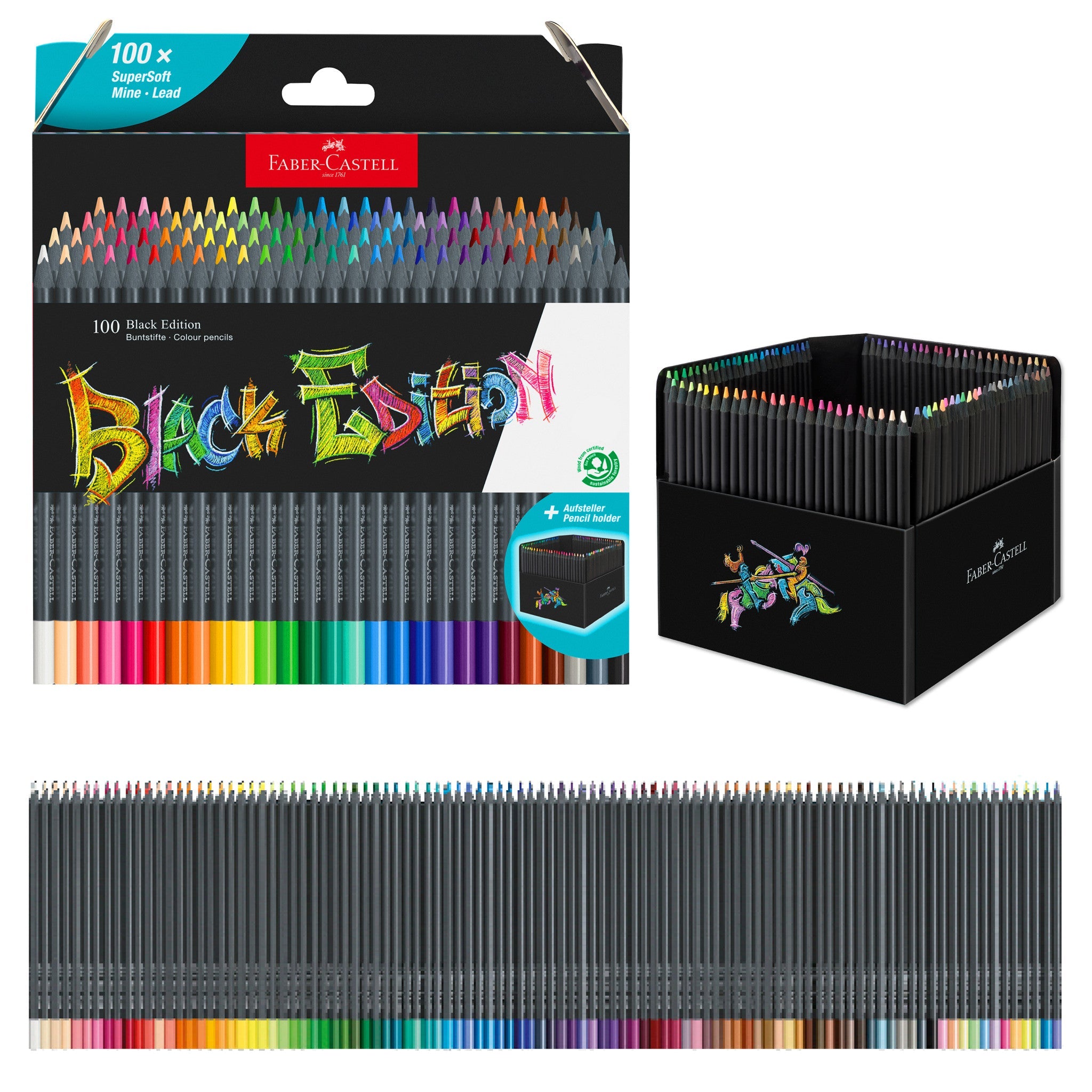 Black Edition Colored Pencils - Box of 100 - #FC116411