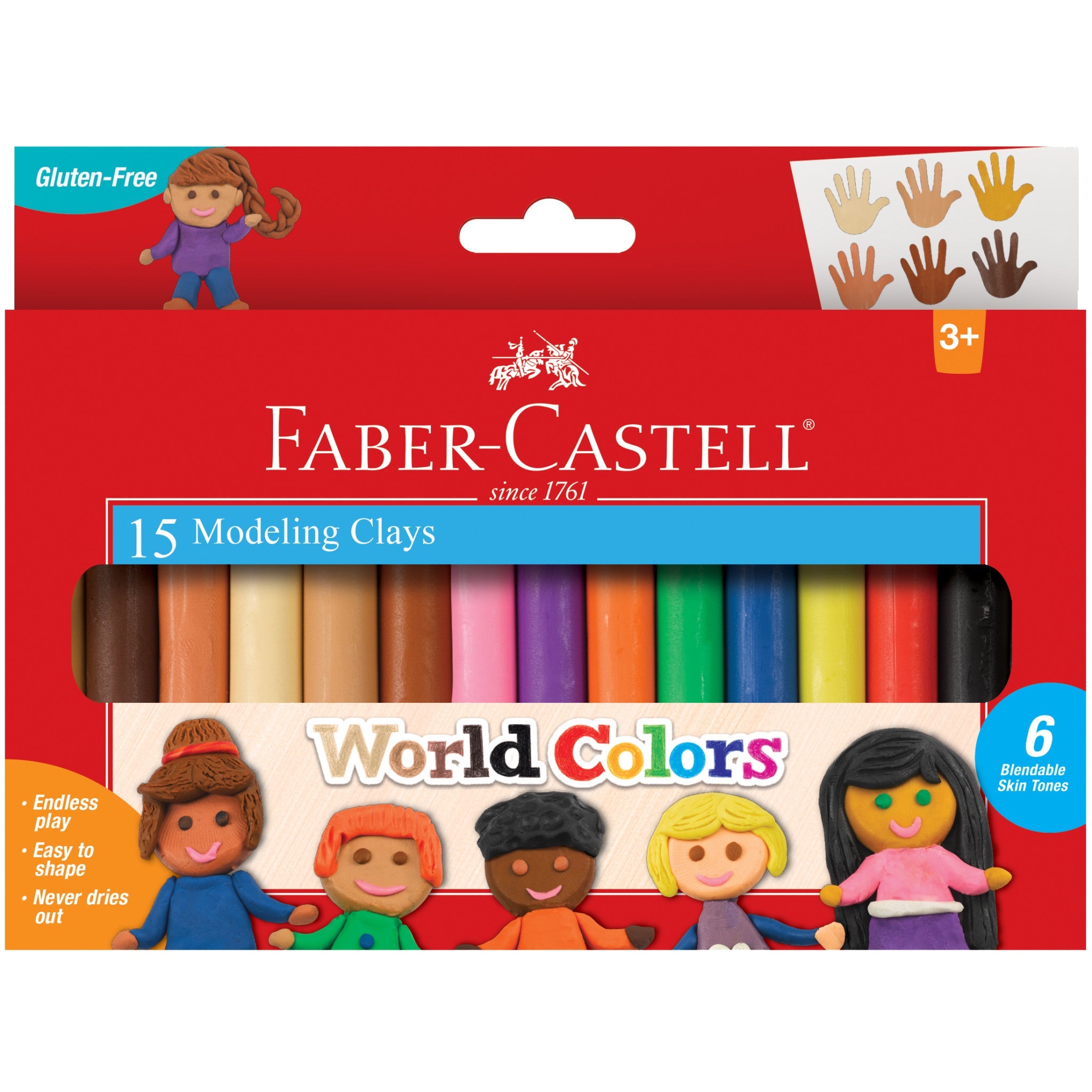 World Colors 15 Modeling Clay - #FC14353
