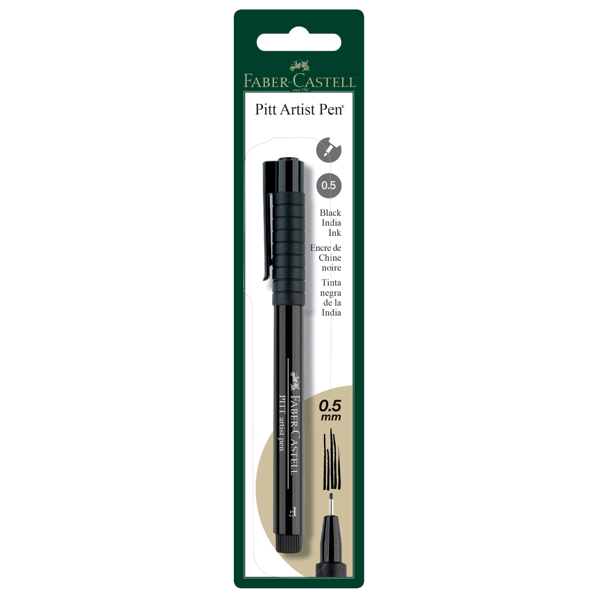 Pitt Artist Pen, Fine - #199 Black - #FC800011T