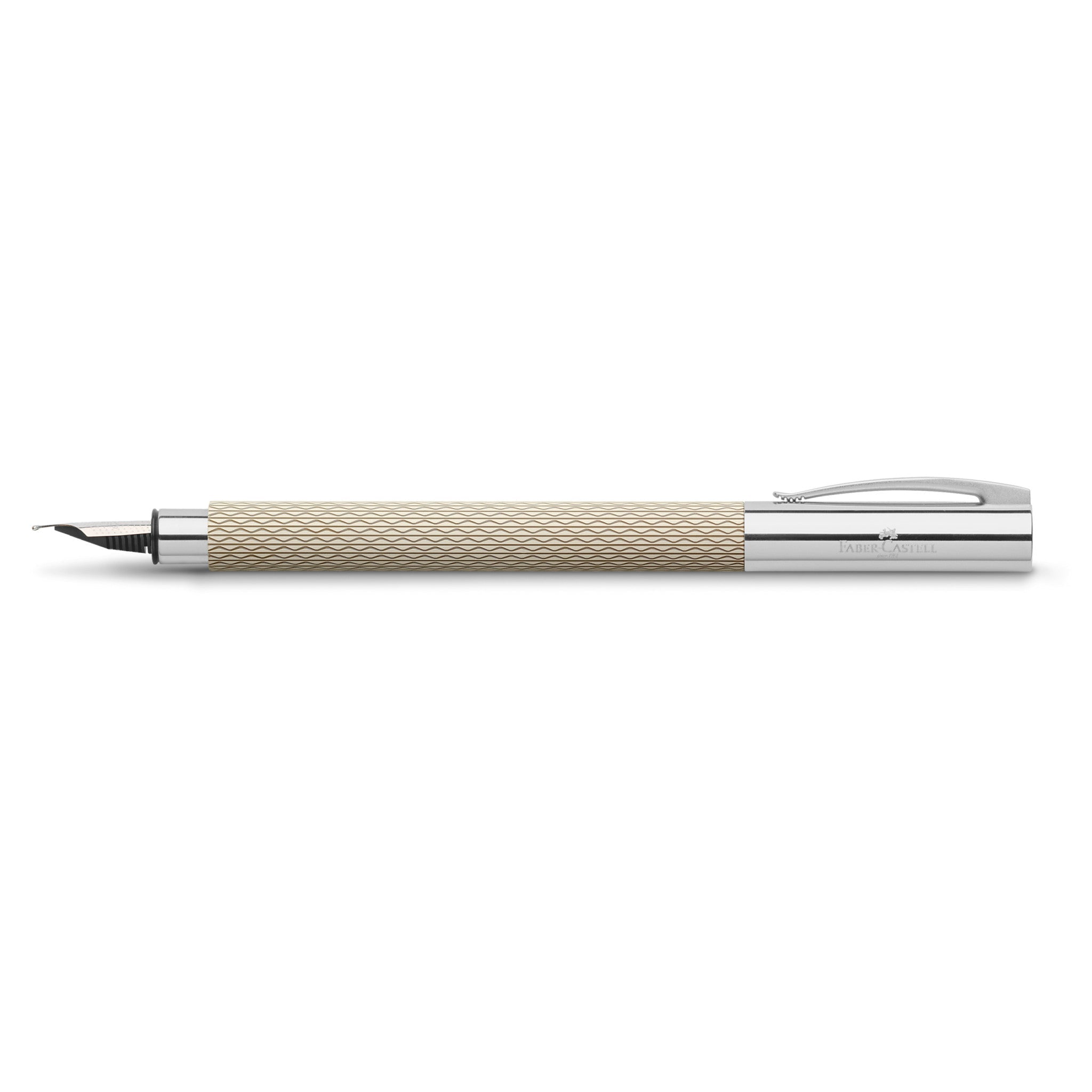 Ambition Fountain Pen, OpArt White Sand - Medium - #FC149620