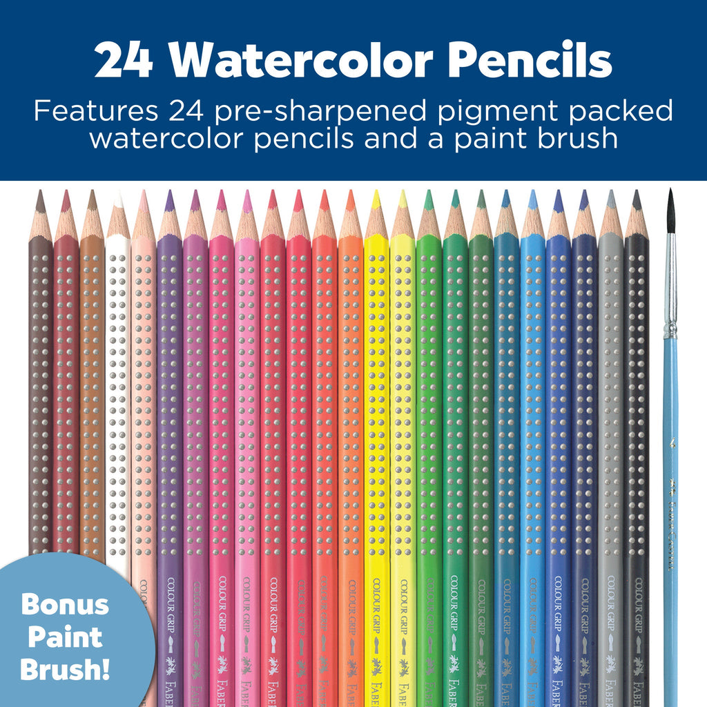 24 Grip Watercolor EcoPencils - #FC9121224