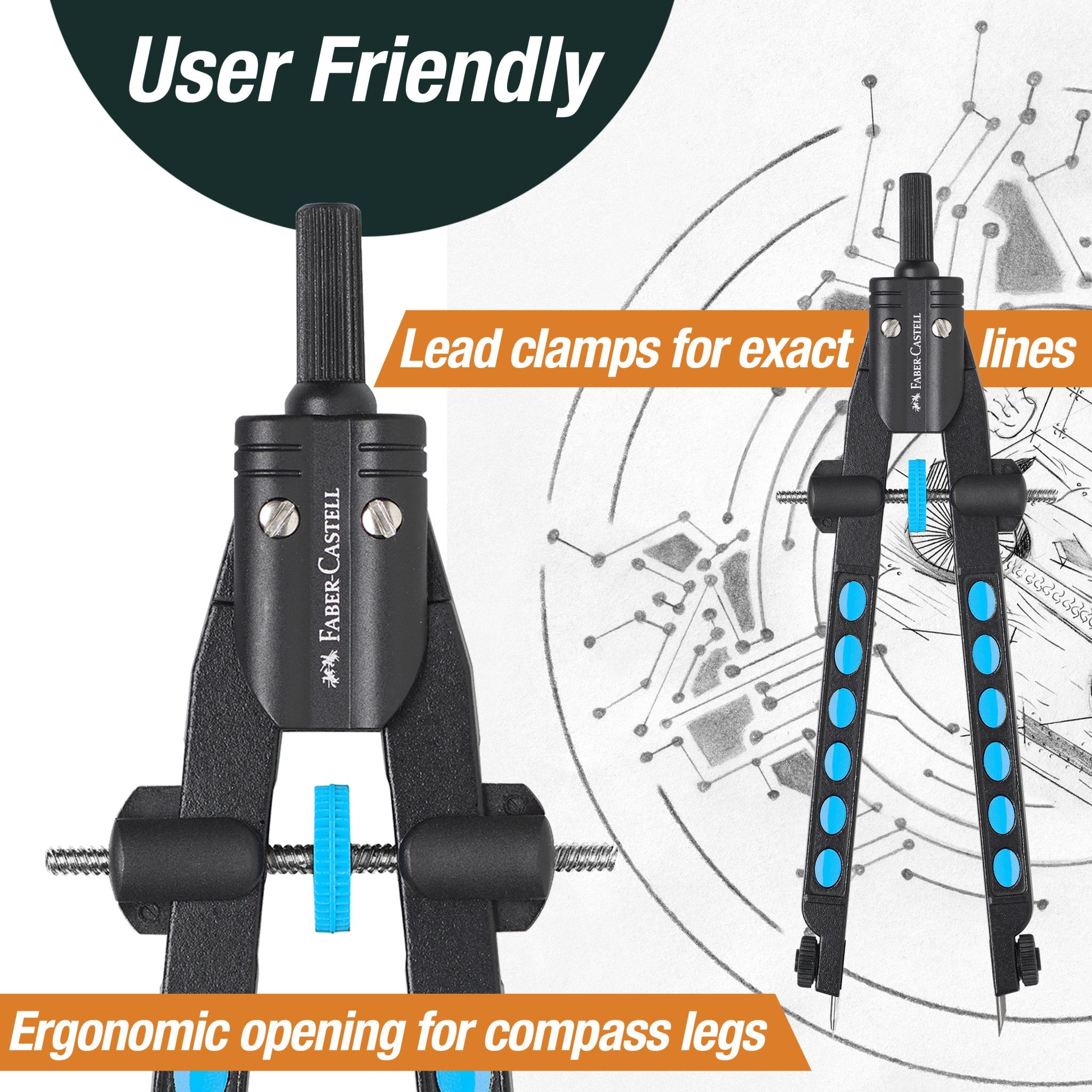 Quick-Set Compass, Factory Series - Pearl Blue - #FC174340