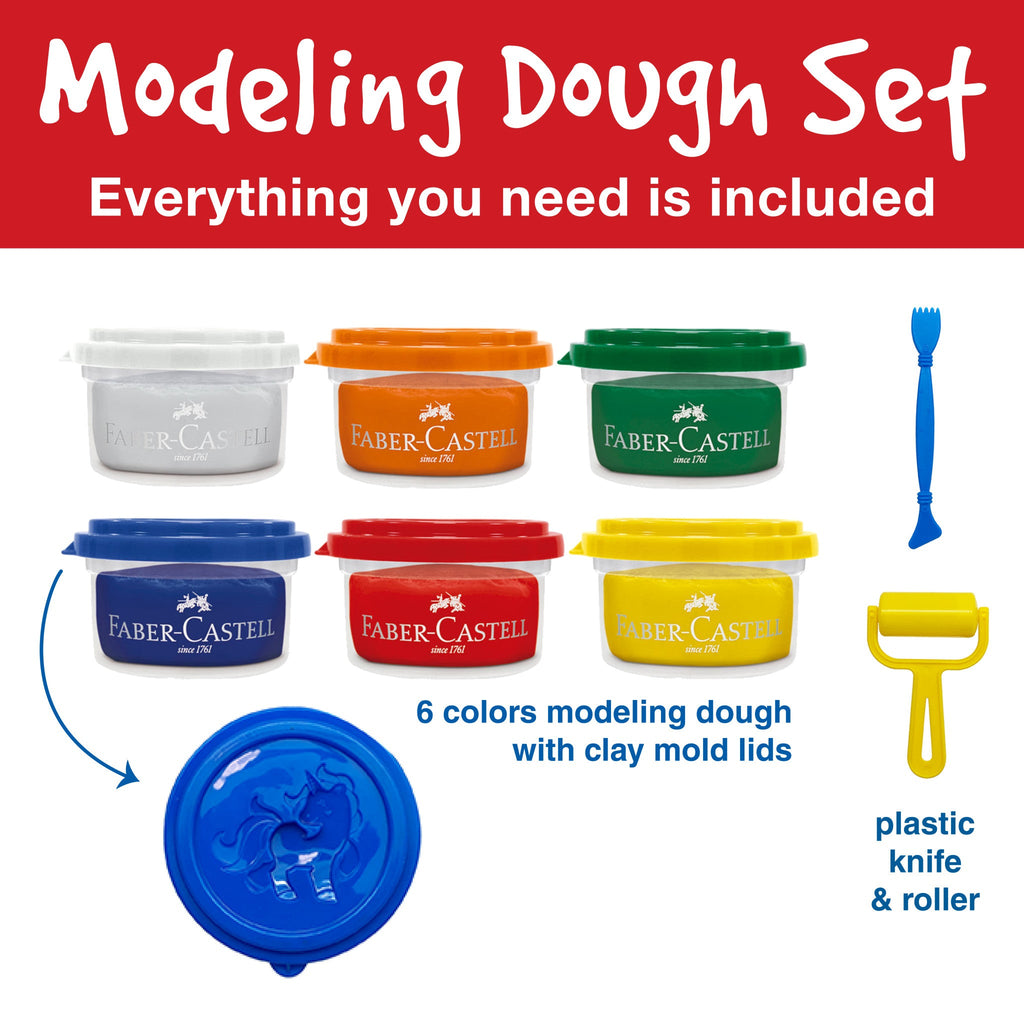 Little Creatives 6 Super Soft Modeling Dough - #FC370816
