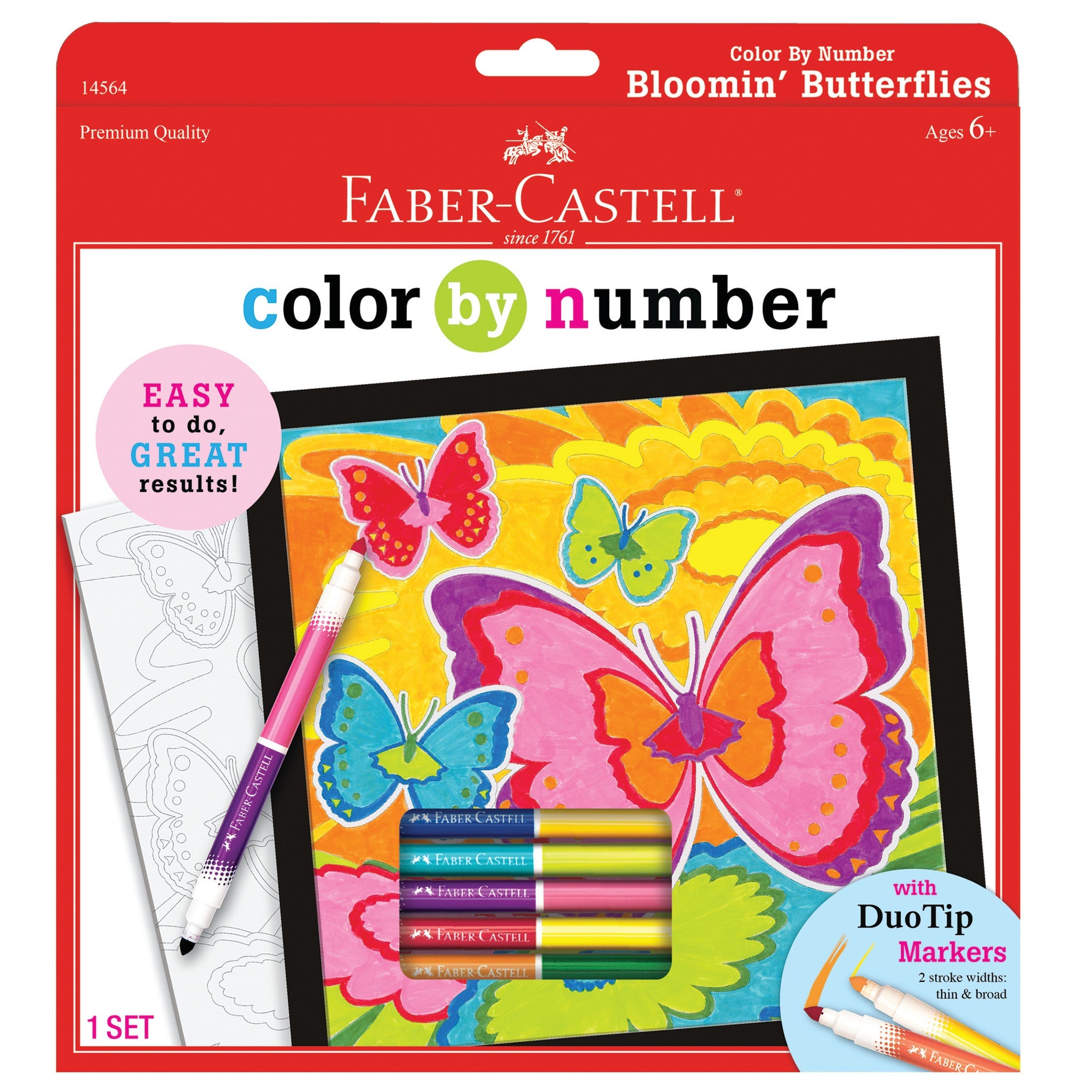 Color by Number Bloomin Butterflies - #FC14564