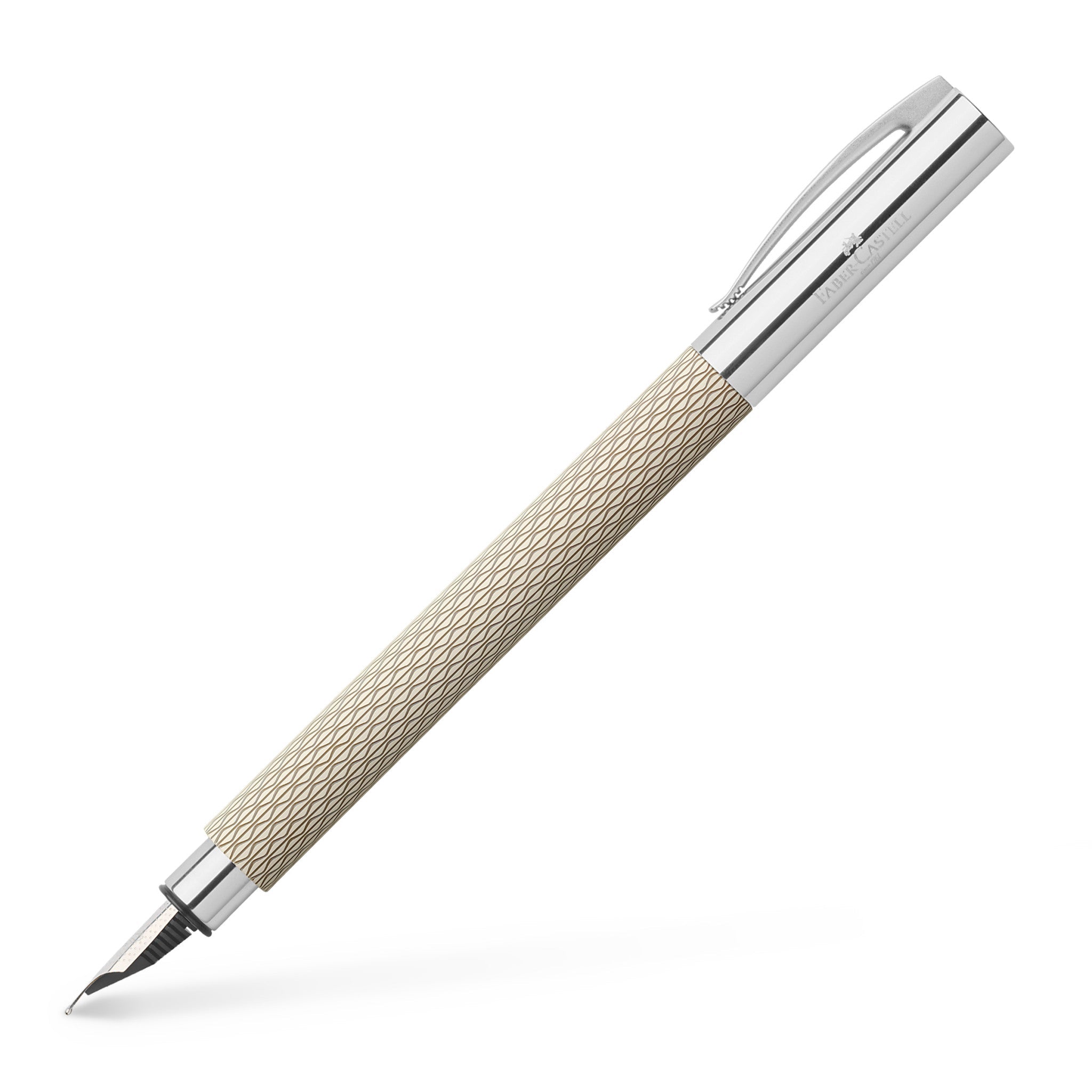 Ambition Fountain Pen, OpArt White Sand - Medium - #FC149620