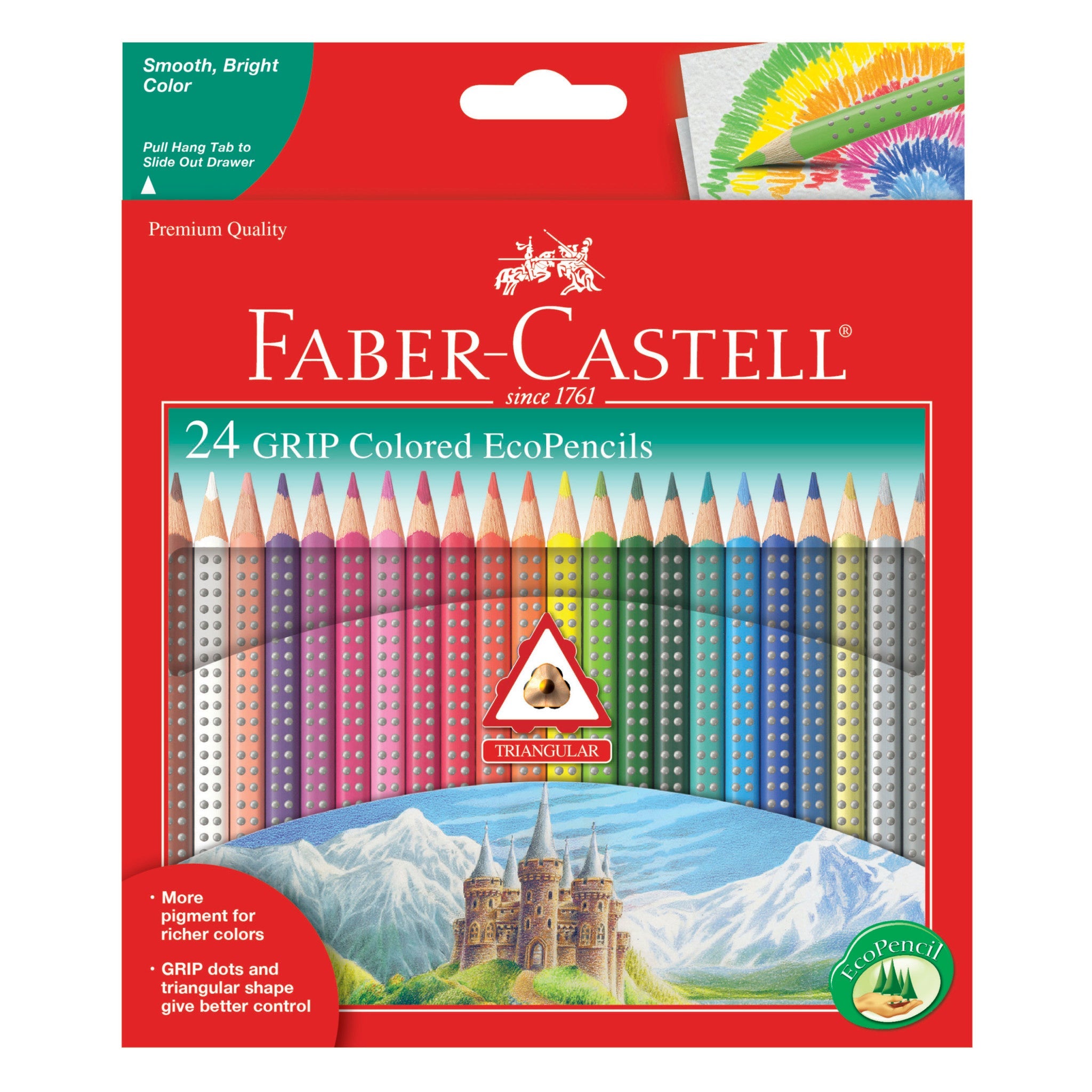 24 Grip Colored EcoPencils - #FC9121024