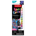 Black Edition 12 Ct Acrylic Liquid Paint Tubes, Neon - #FC14652T