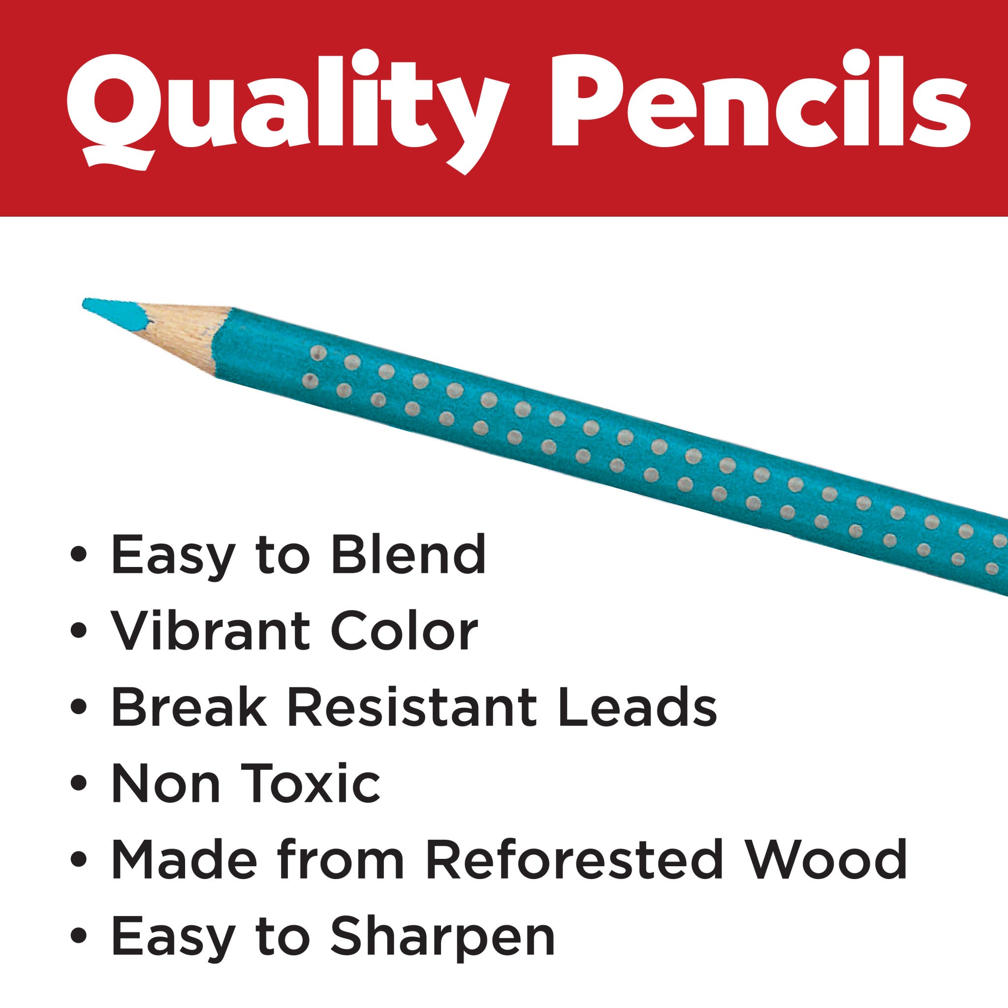24 Grip Colored EcoPencils - #FC9121024