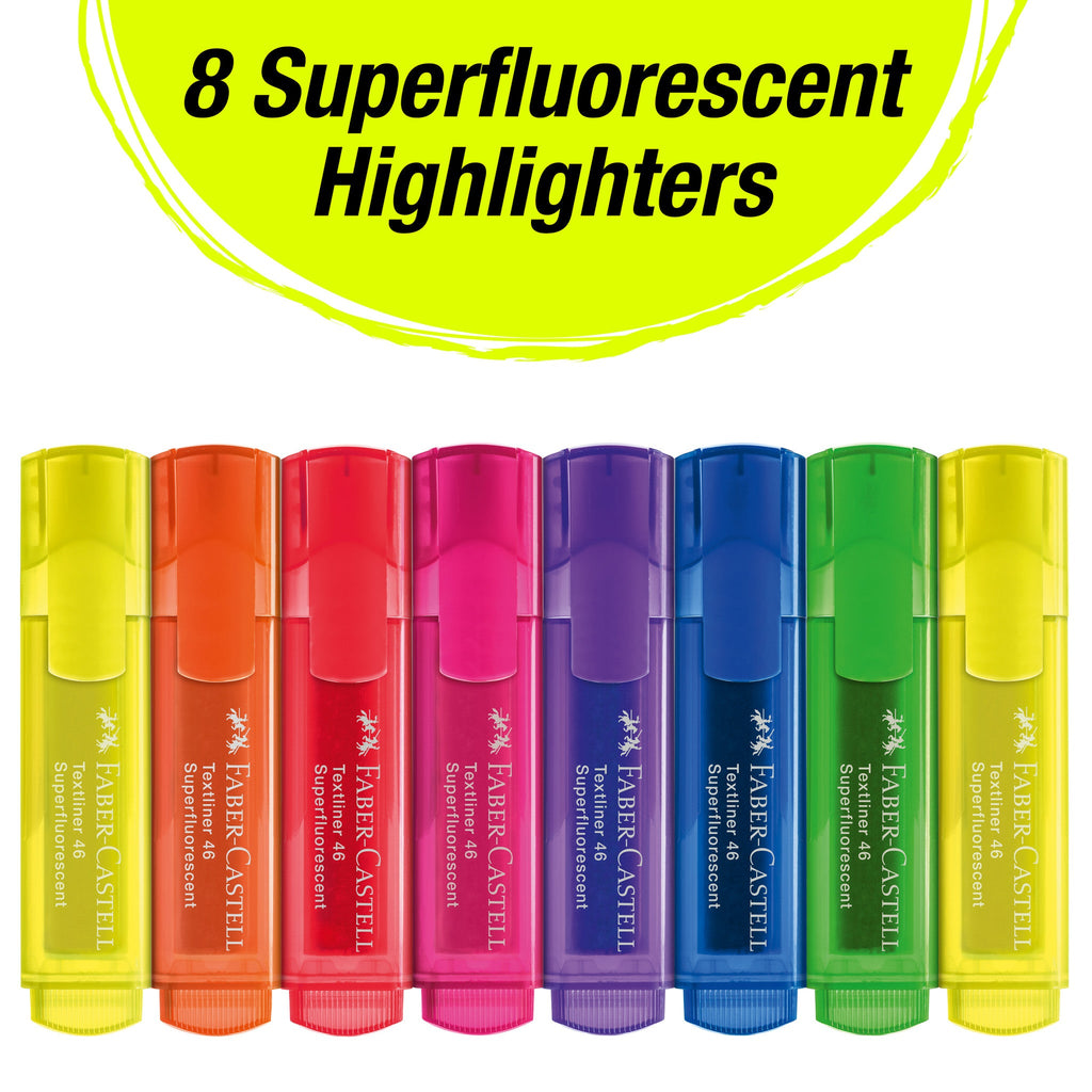 Highlighters, Neon Colors - Wallet of 8  - #FC154662