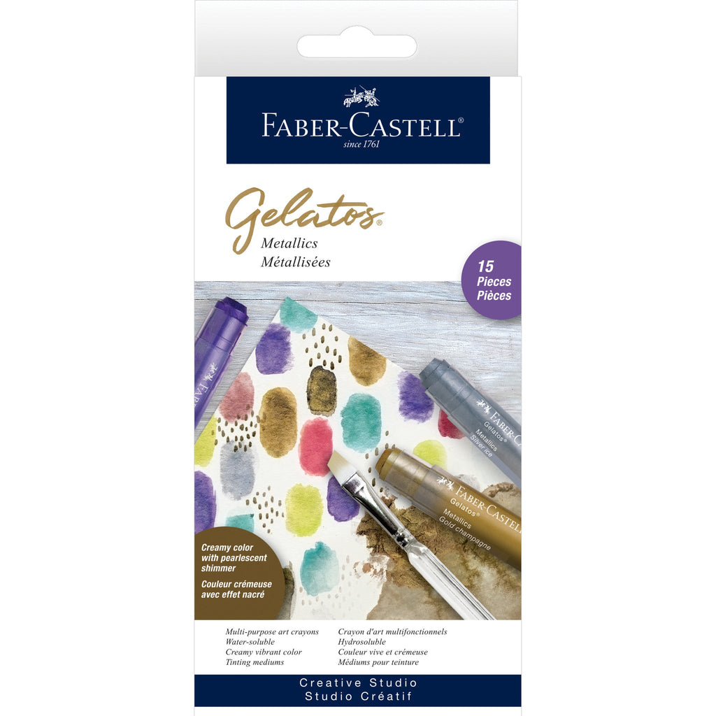 Metallic Art Crayons - 15-Piece Set - #FC770170