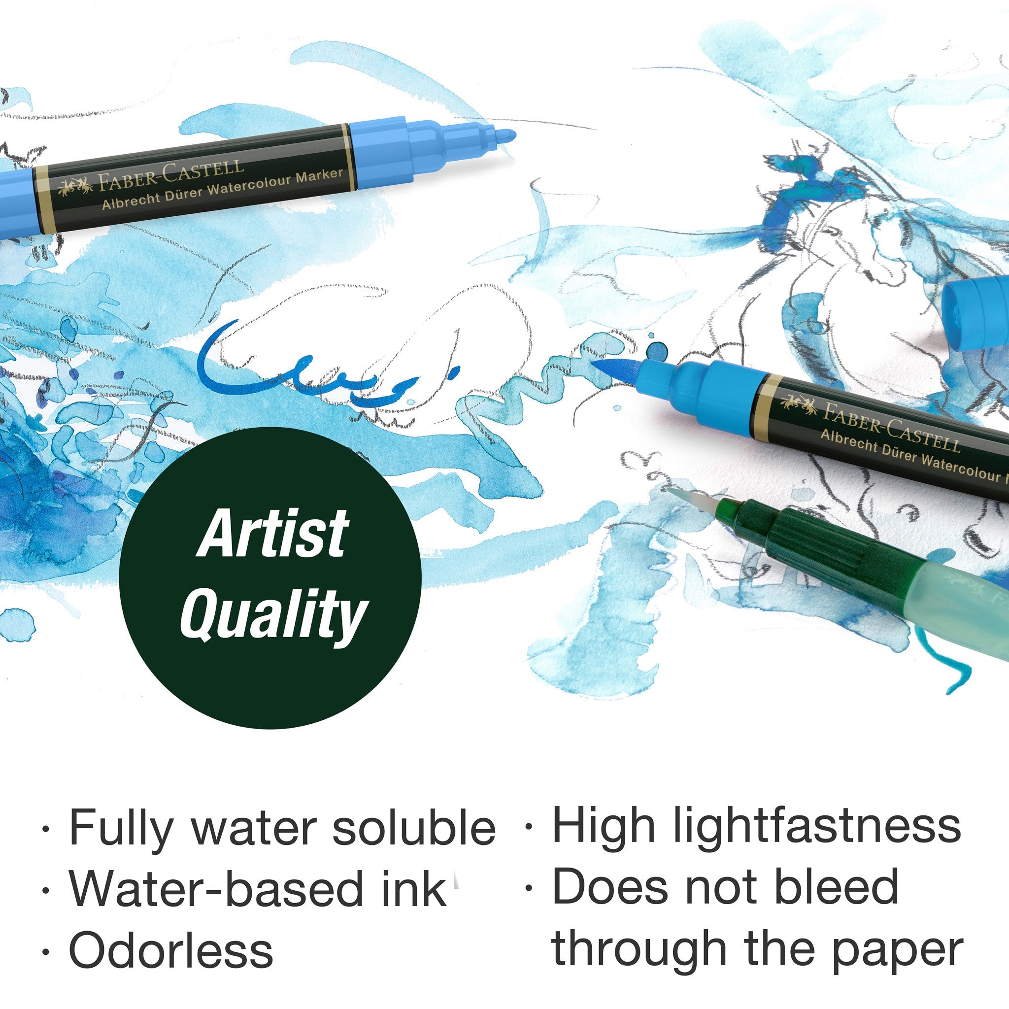 Albrecht Dürer Watercolor Markers, Wallet of 20 - #FC160320