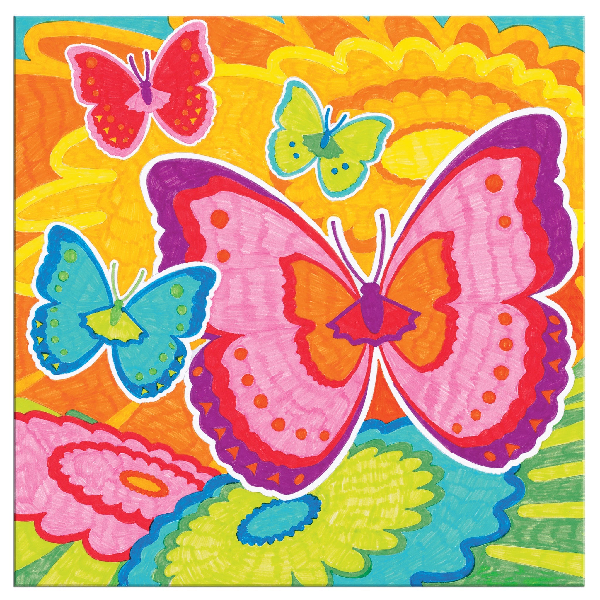 Color by Number Bloomin Butterflies - #FC14564