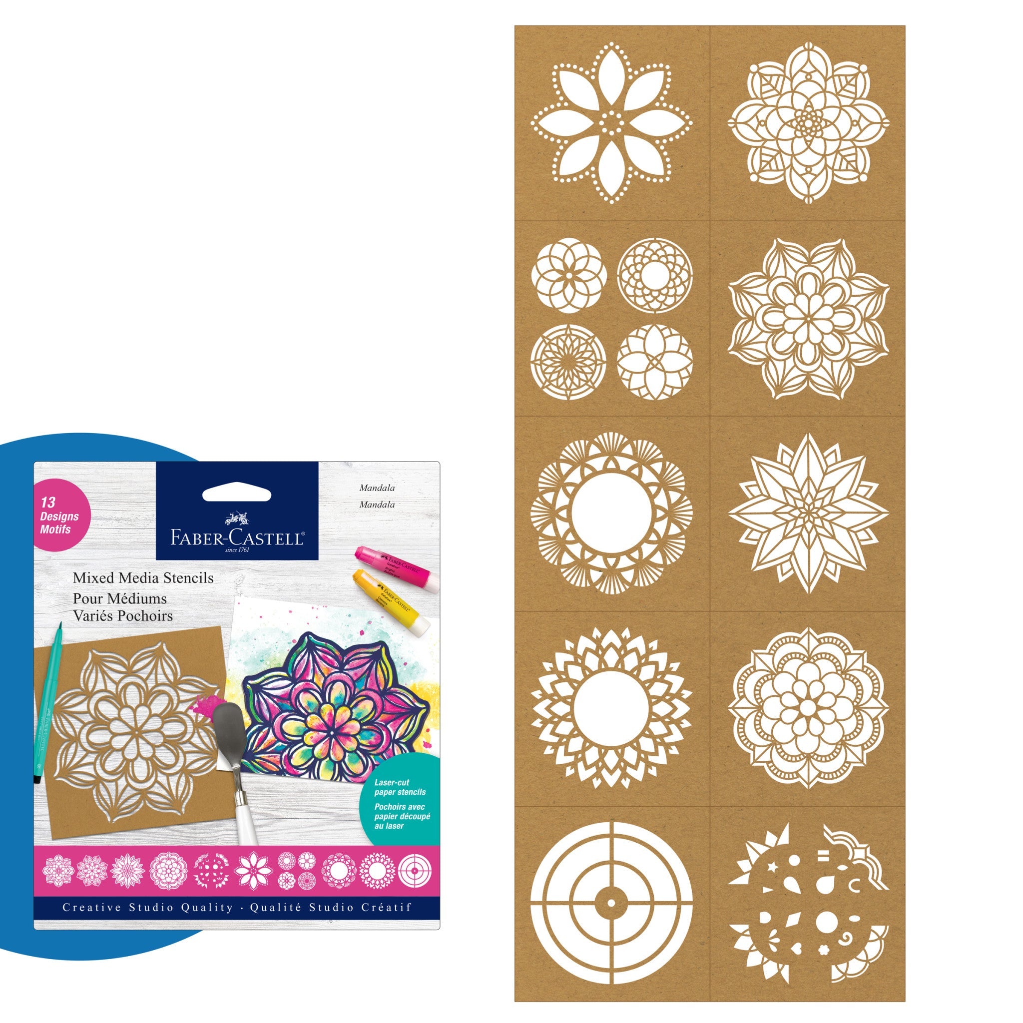 Mixed Media Stencils - Mandala - #FC770610