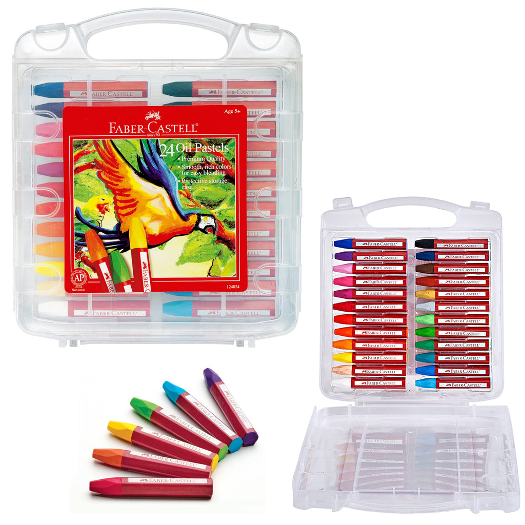 24 Oil Pastels in Storage Case - #FC124024