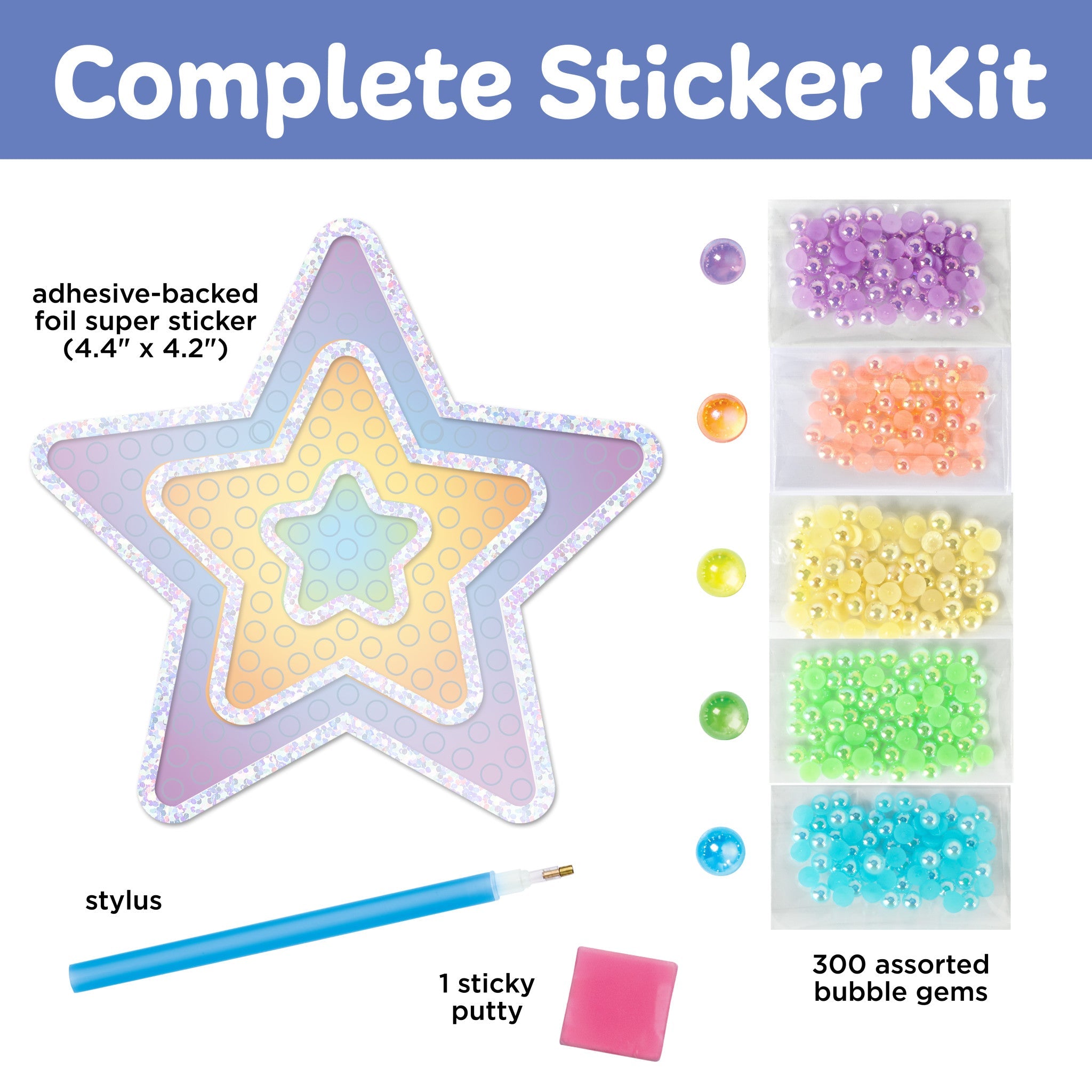 Bubble Gems™  Super Sticker Star - #6473000