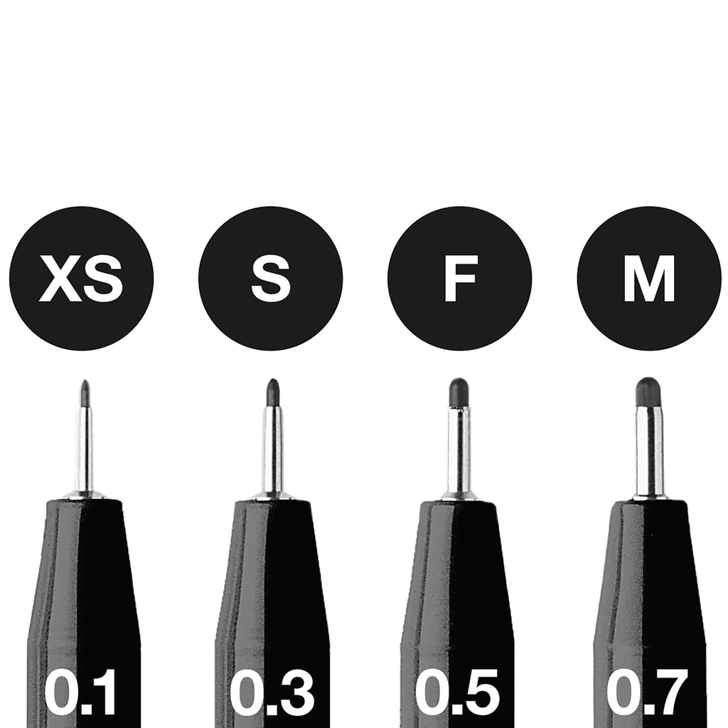 Pitt Artist Pen, #199 Black (XS, S, F, M) - #FC167115