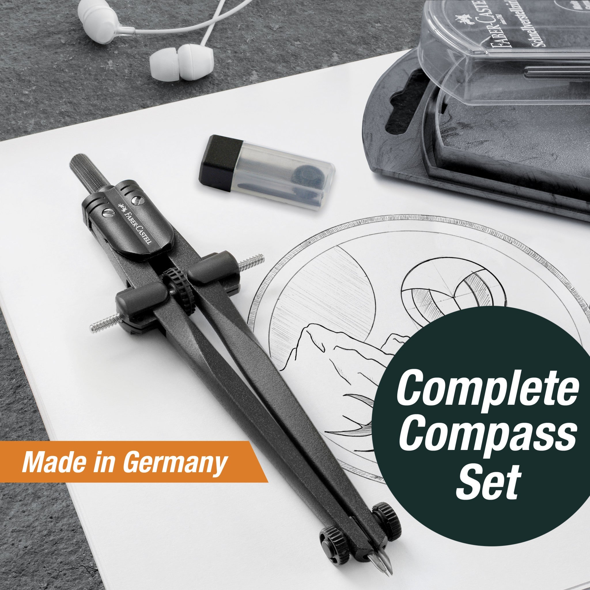 Quick-Set Compass, Stream Series - Black Stone - #FC174530