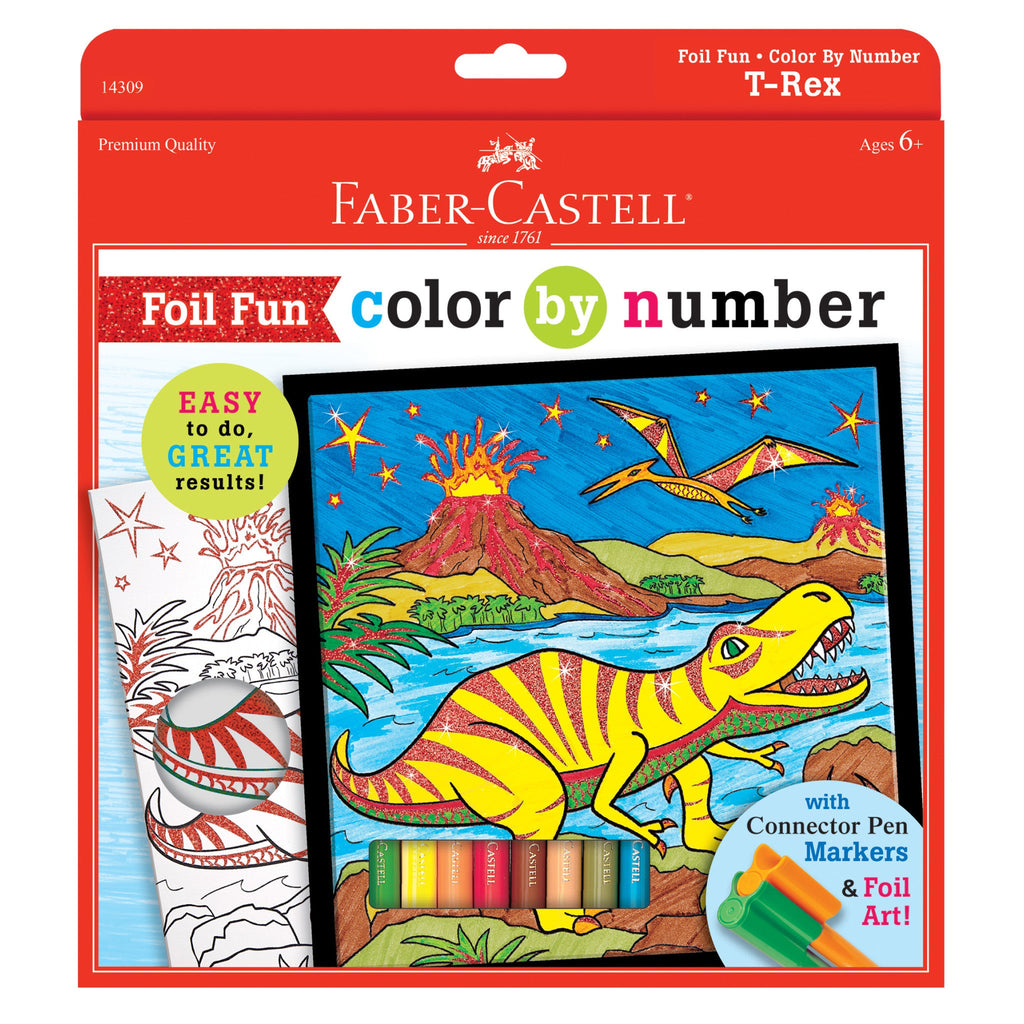 Color by Number T-Rex Foil Fun - #FC14309