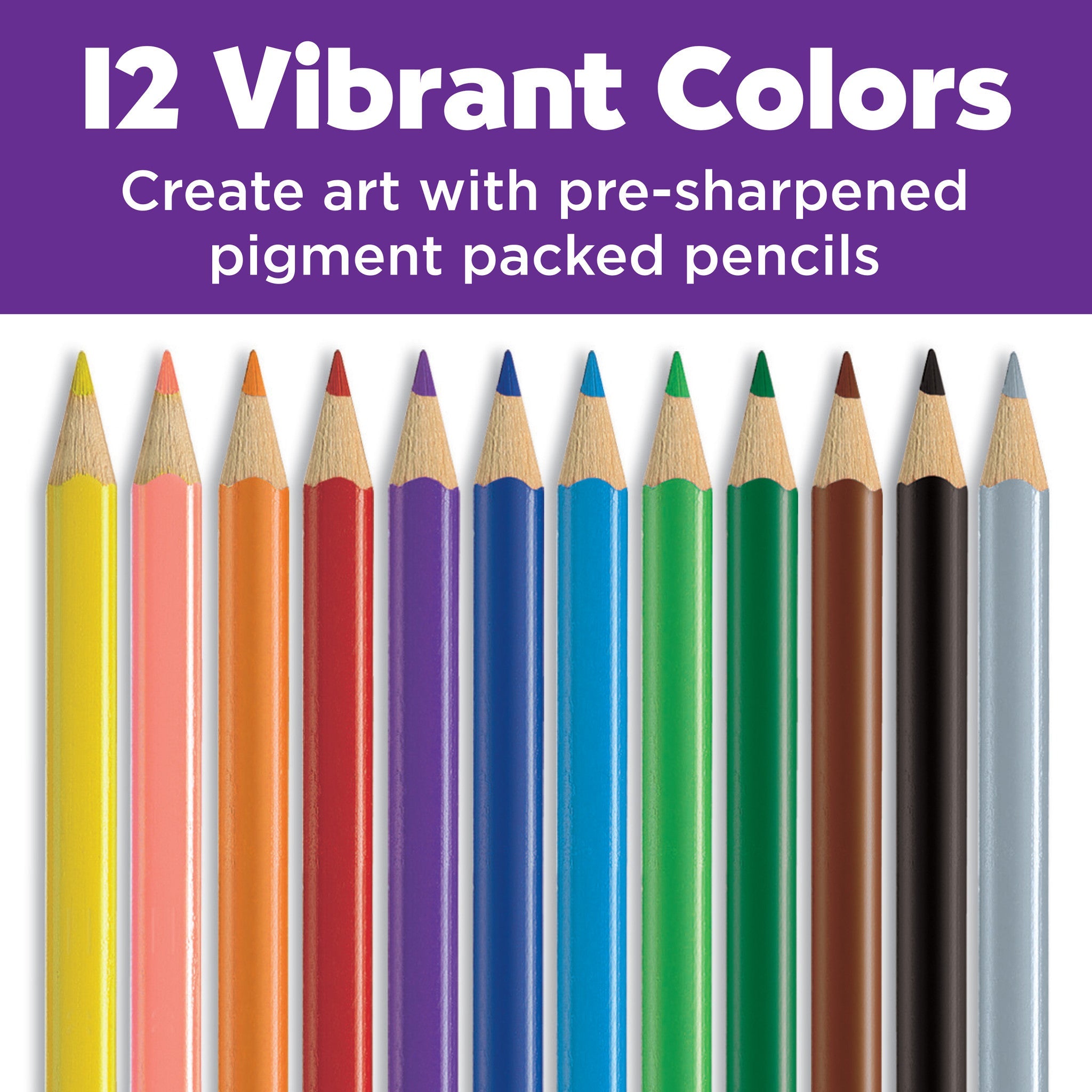 Triangular Colored EcoPencil School Pack - #FC900006