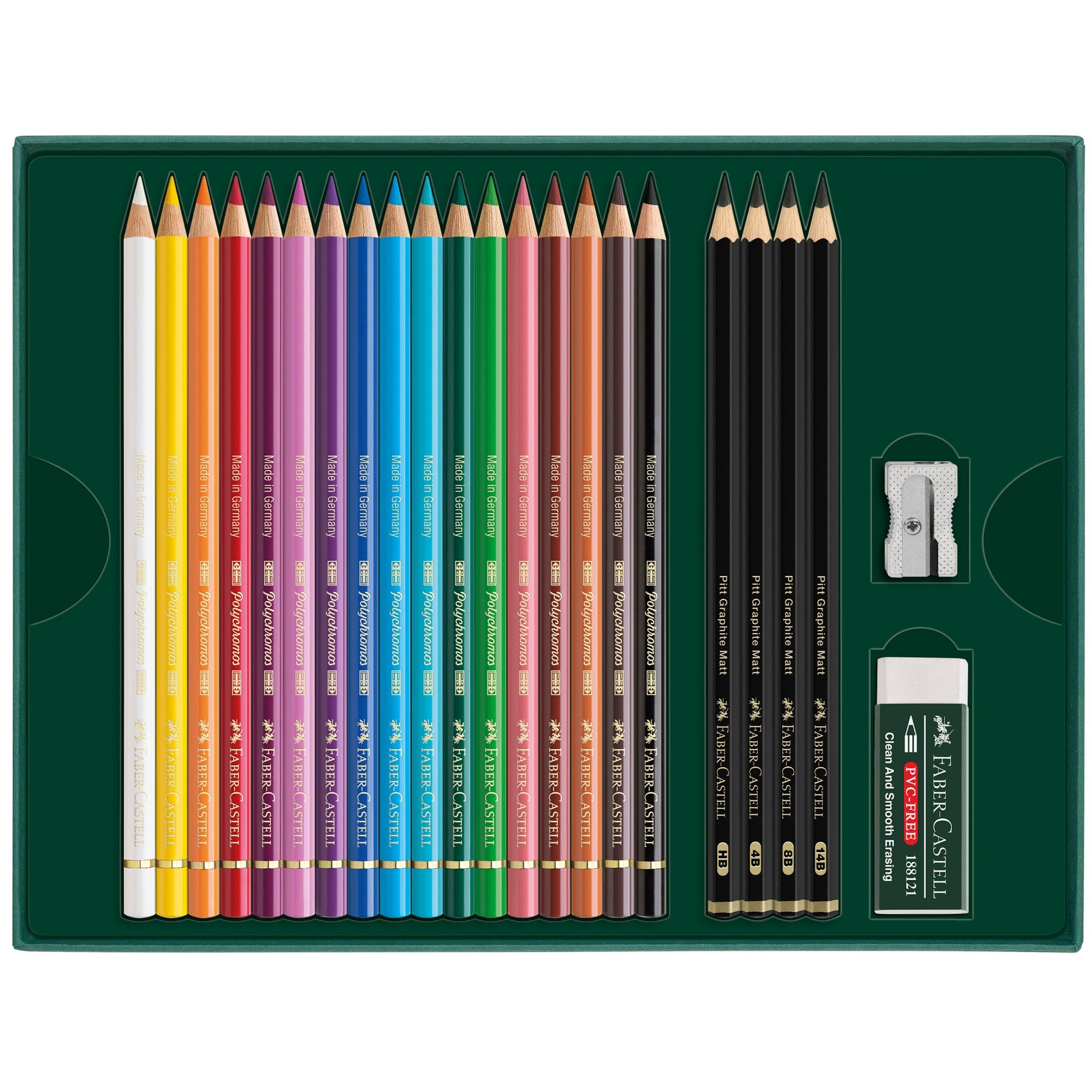 Polychromos & Graphite Matte, 23-Piece Gift Set - #FC210052