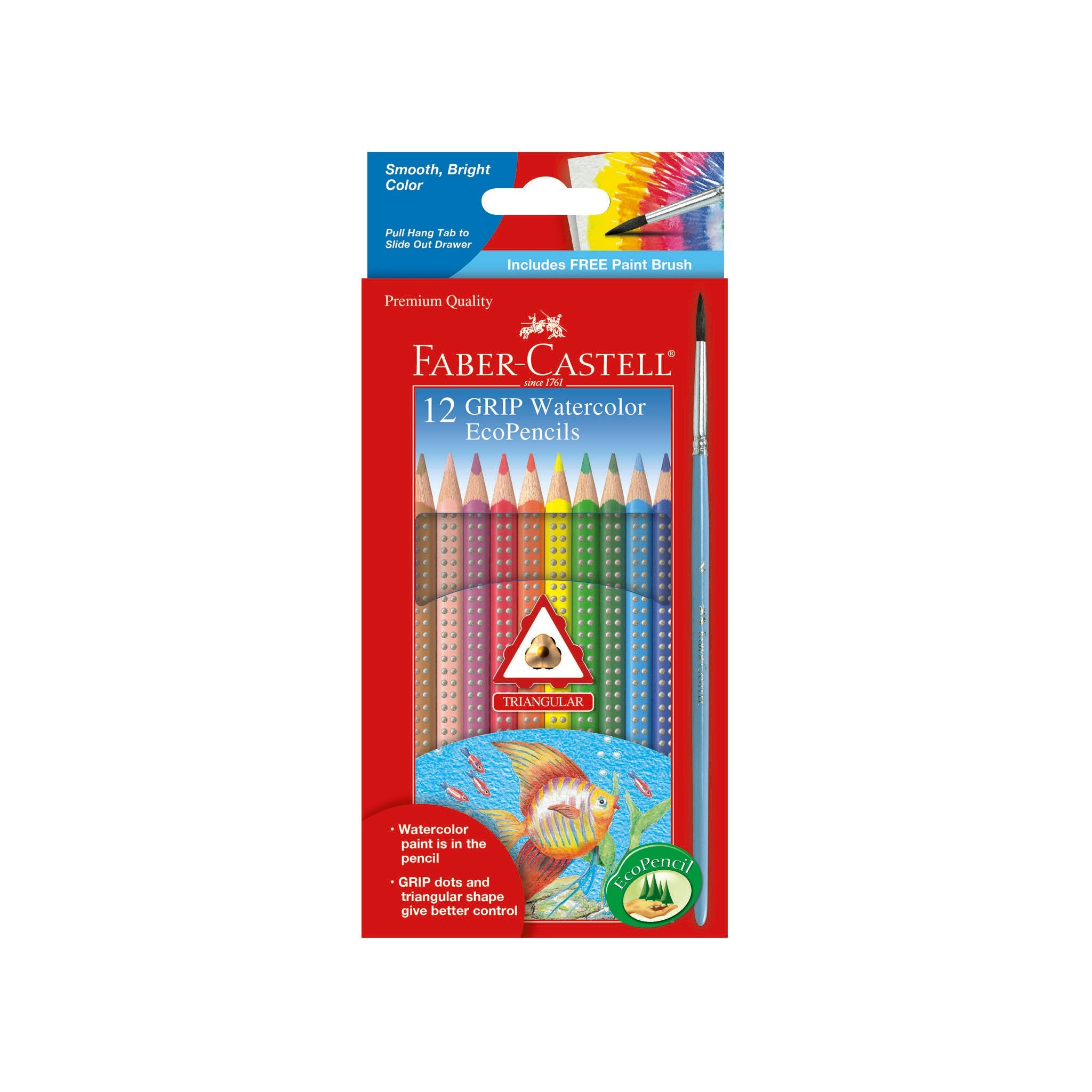 12 Grip Watercolor EcoPencils - #FC9121212