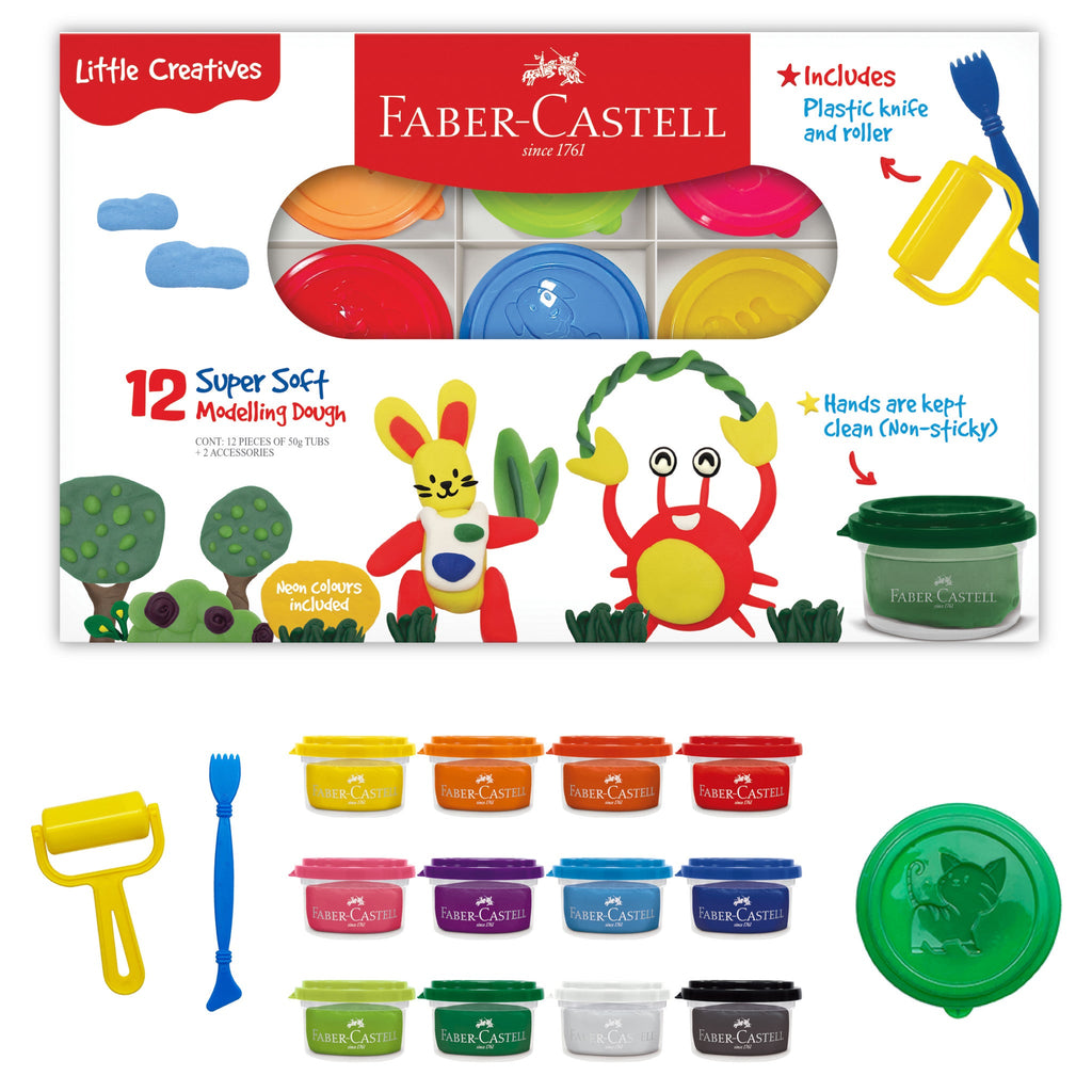 Little Creatives 12 Super Soft Modeling Dough - #FC370812