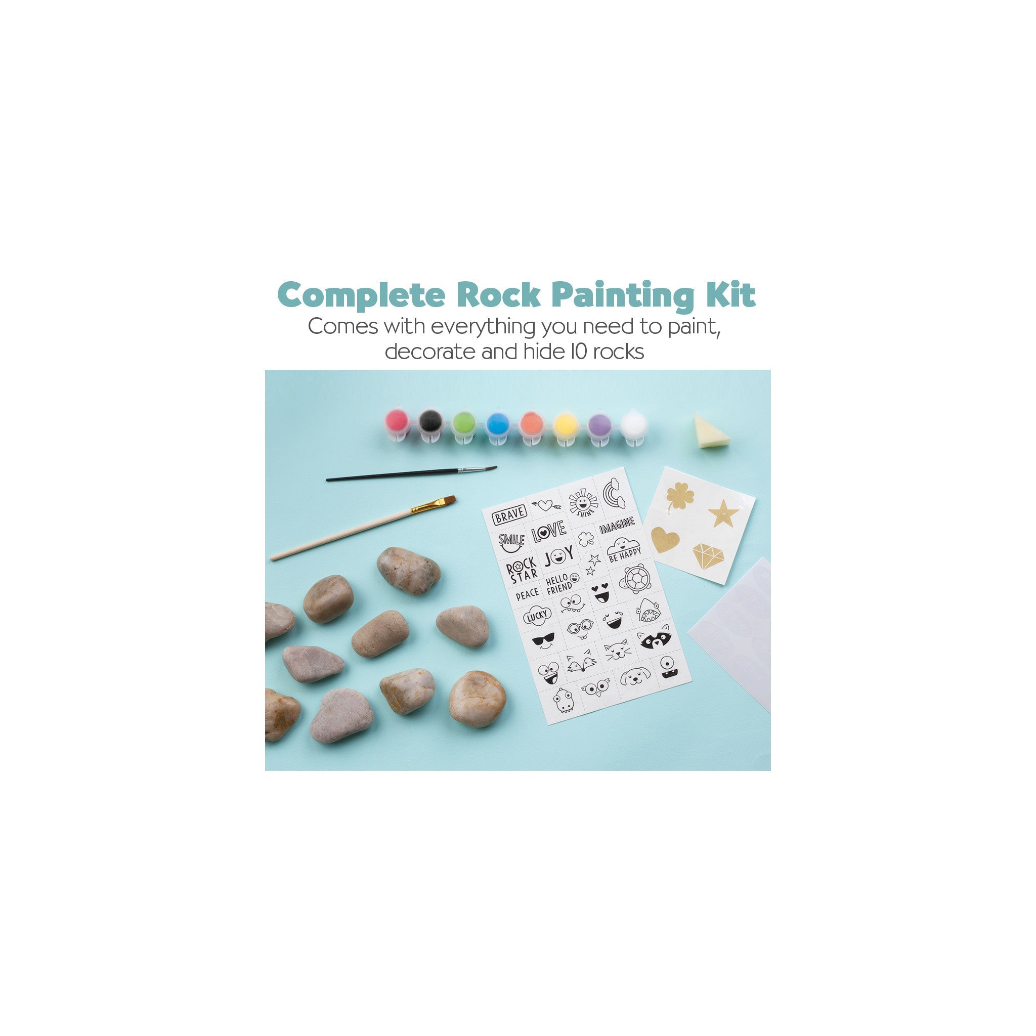 Hide & Seek Rock Painting - #6161000