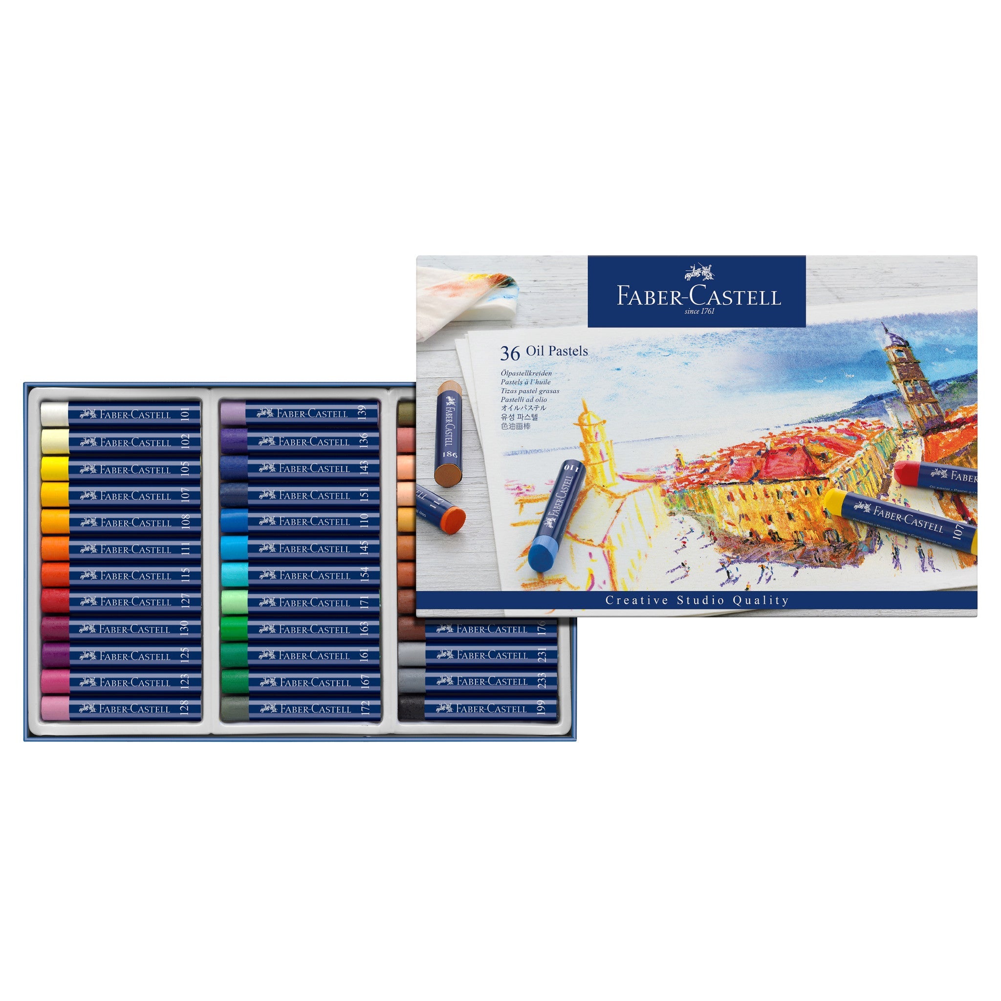 Oil Pastels, Set of 36 - #FC127036