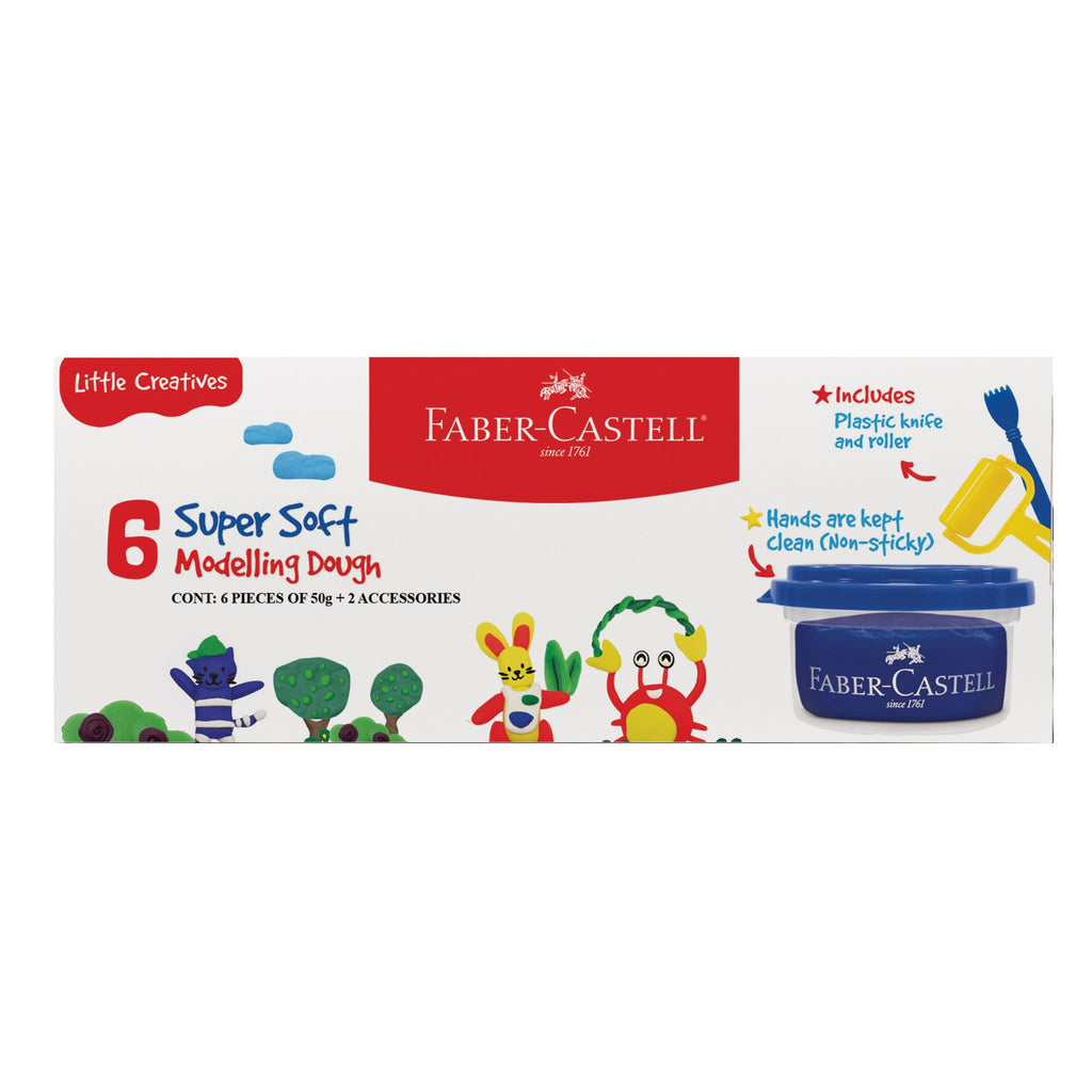 Little Creatives 6 Super Soft Modeling Dough - #FC370816
