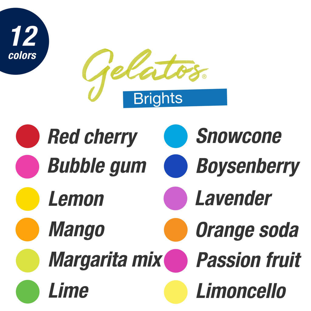 Gelatos, Brights - 15-Piece Set - #FC770169
