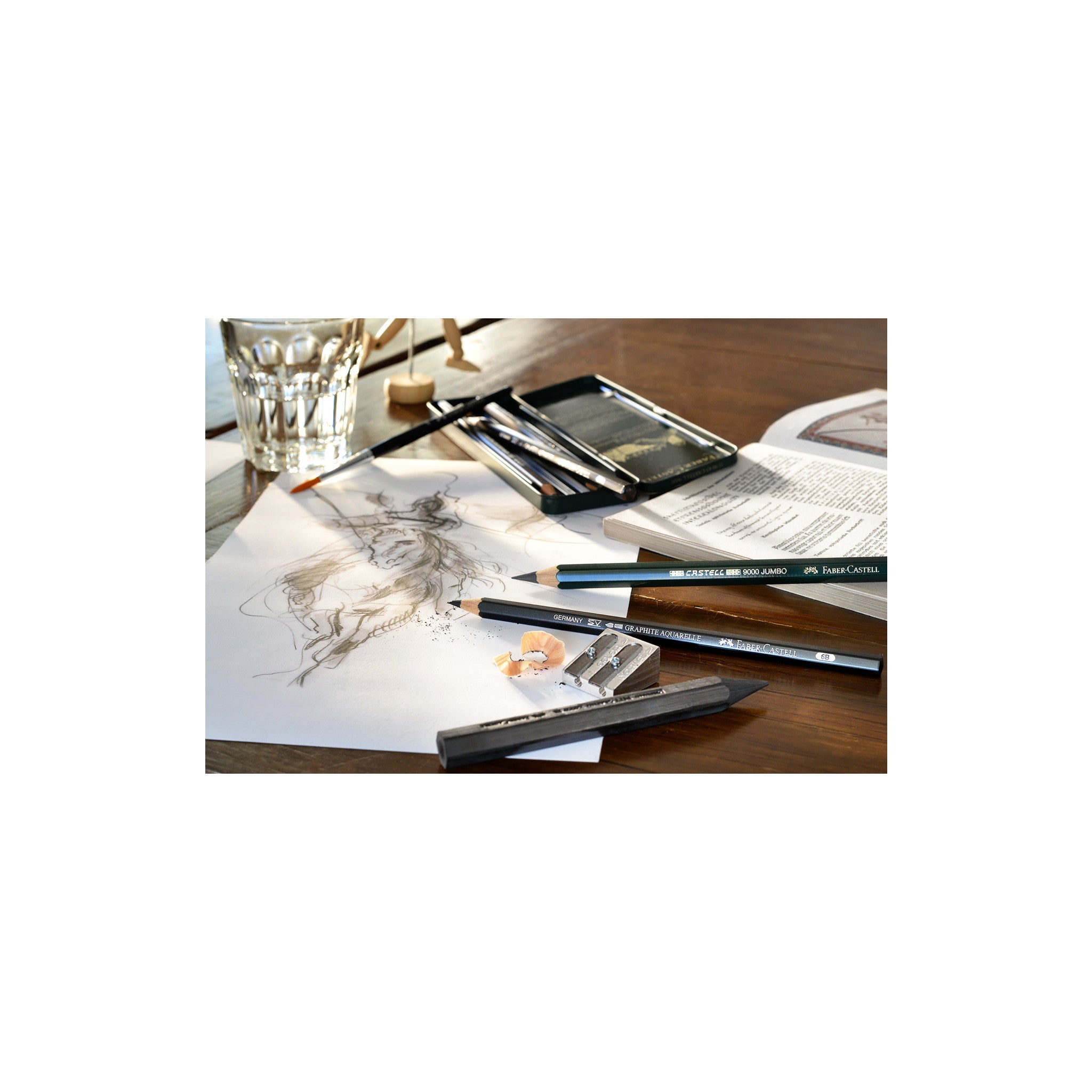 Castell 9000 Graphite Pencils, Design Set - Tin of 12 - #FC119064