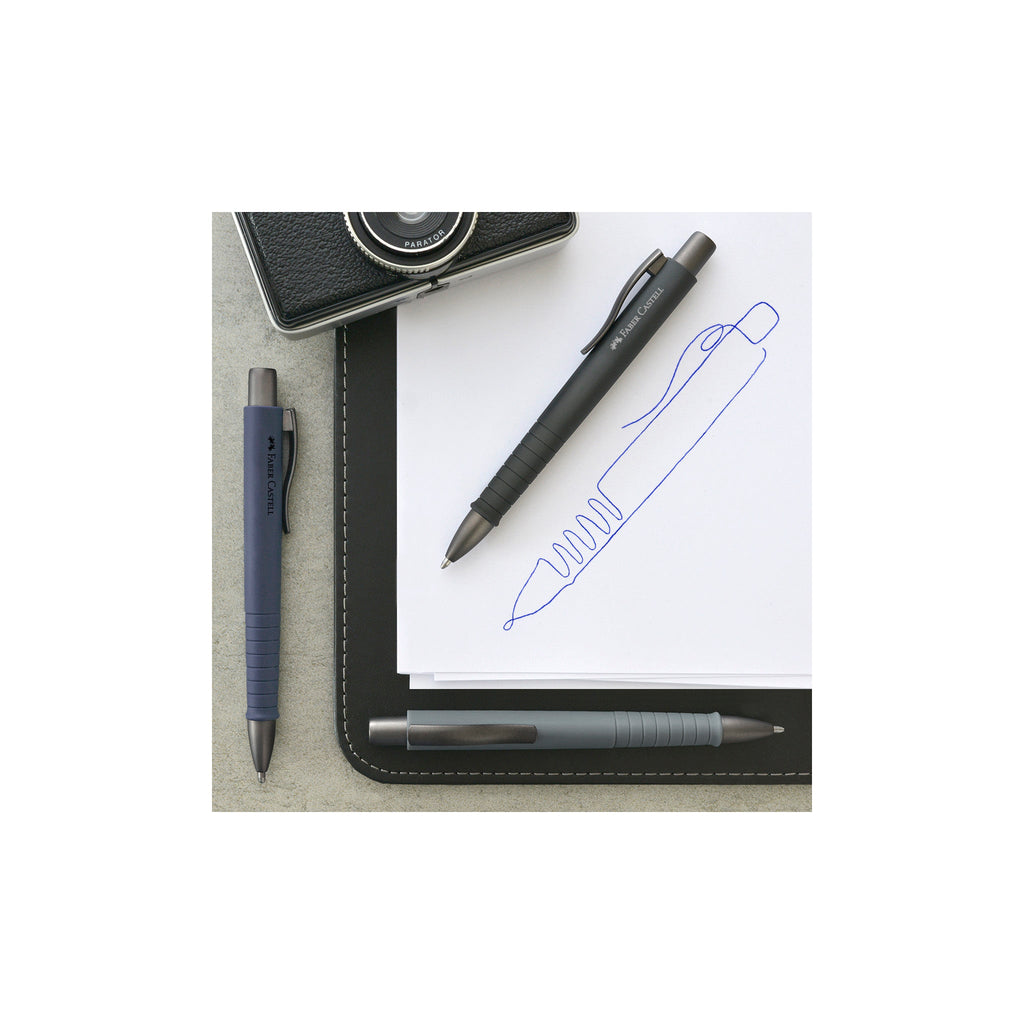 Poly Ball Urban Ballpoint Pen, Navy Blue - #FC241189
