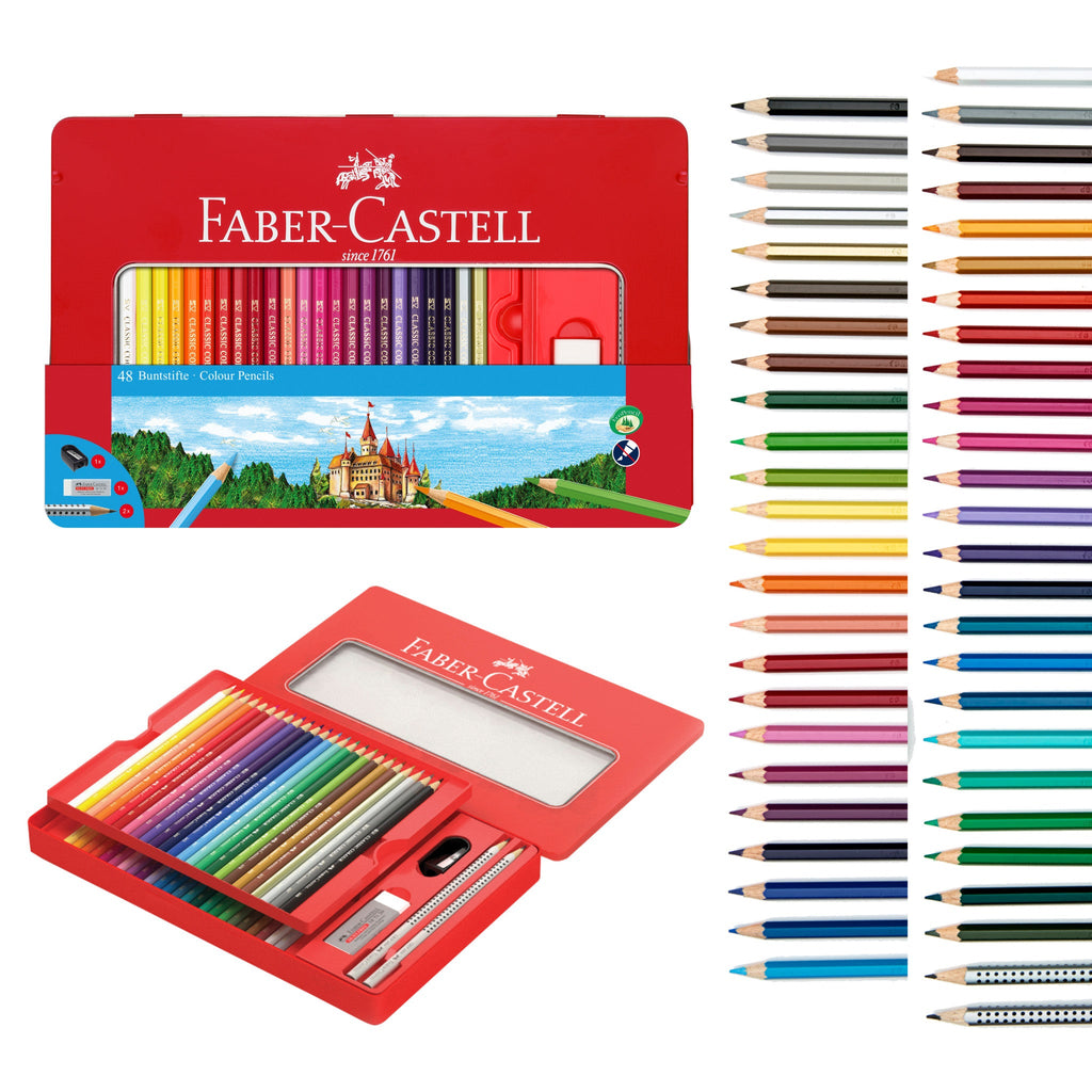 48 Classic Color Pencils & Accessories - Gift Set - #FC115888