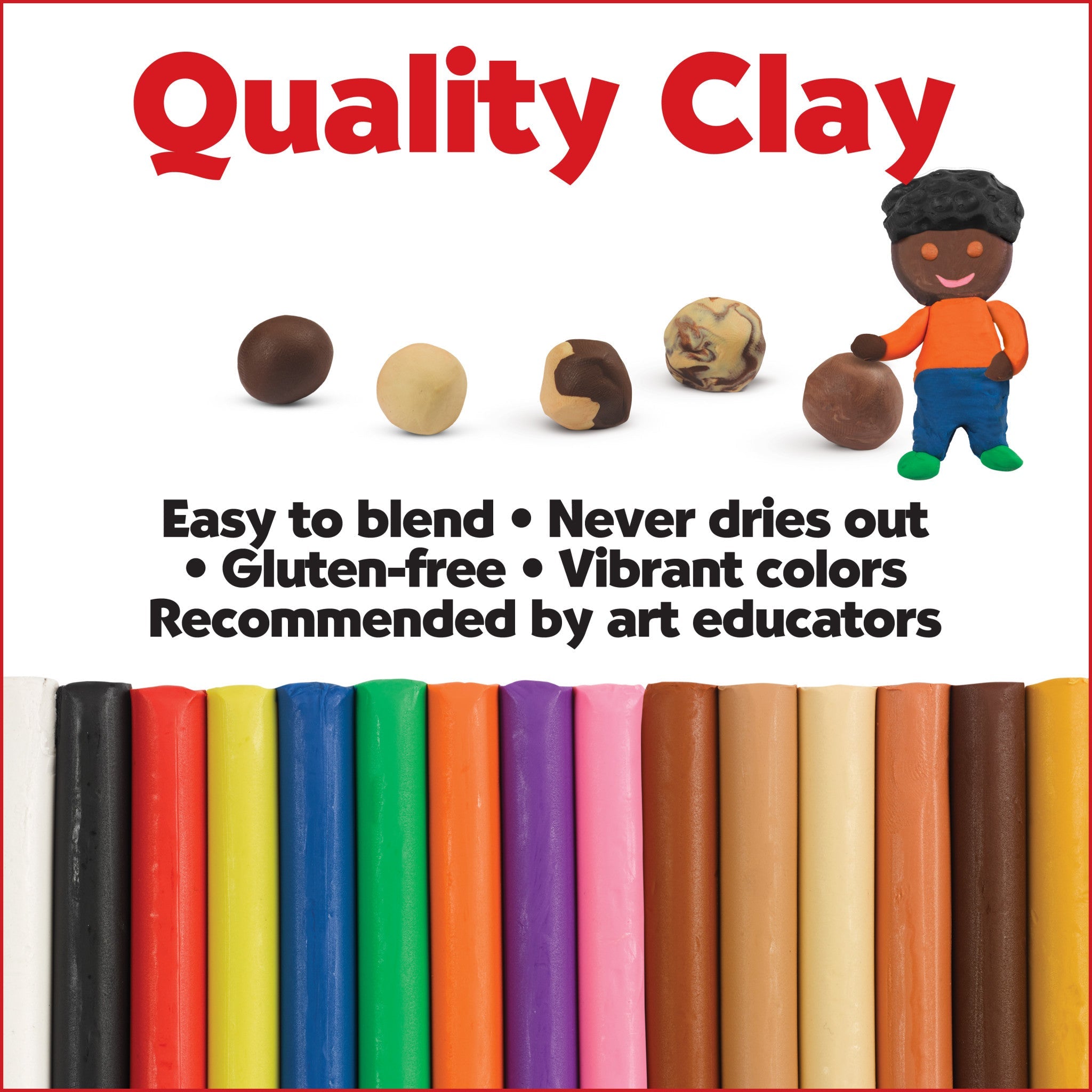 World Colors 15 Modeling Clay - #FC14353