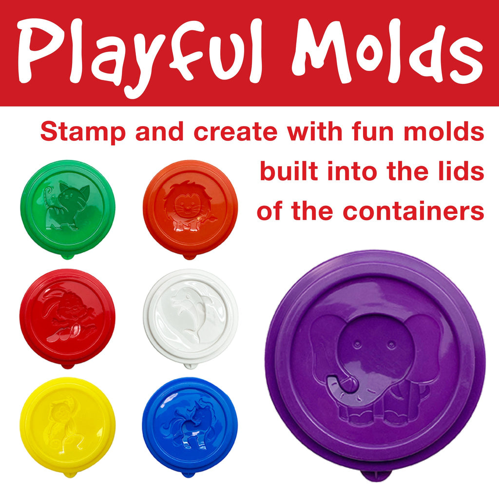 Little Creatives 12 Super Soft Modeling Dough - #FC370812