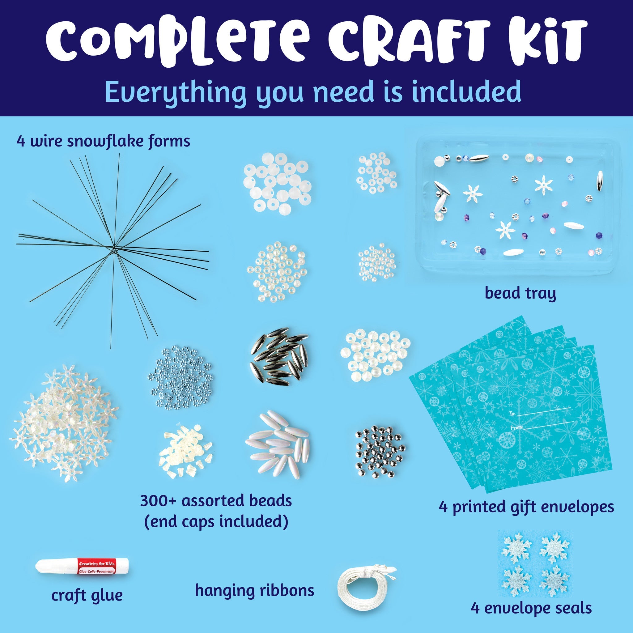 Beaded Snowflake Ornaments - #6366000