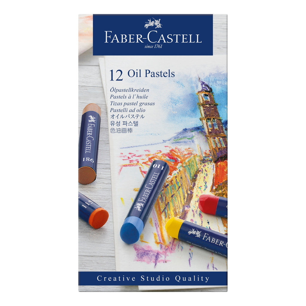 Oil Pastels, Set of 12 - #FC127012