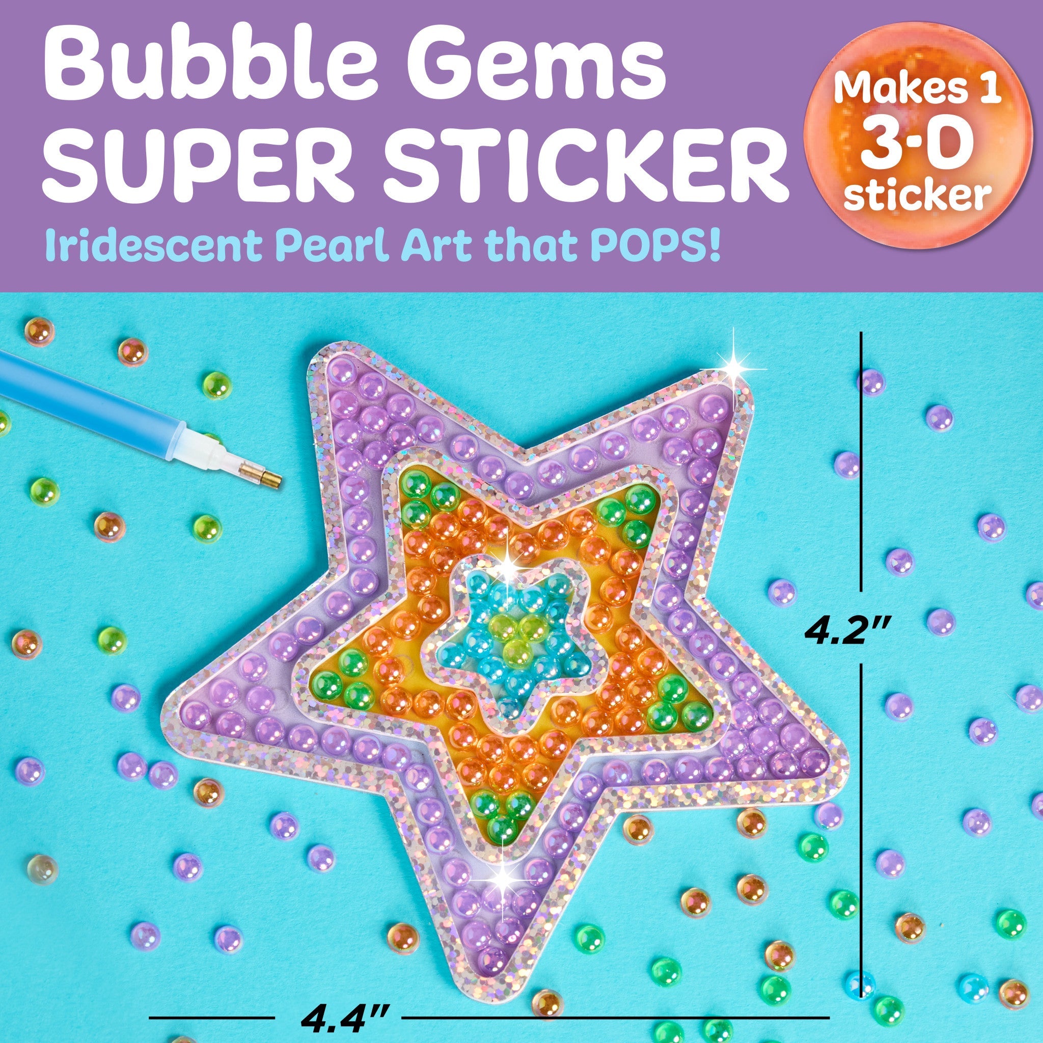 Bubble Gems™  Super Sticker Star - #6473000