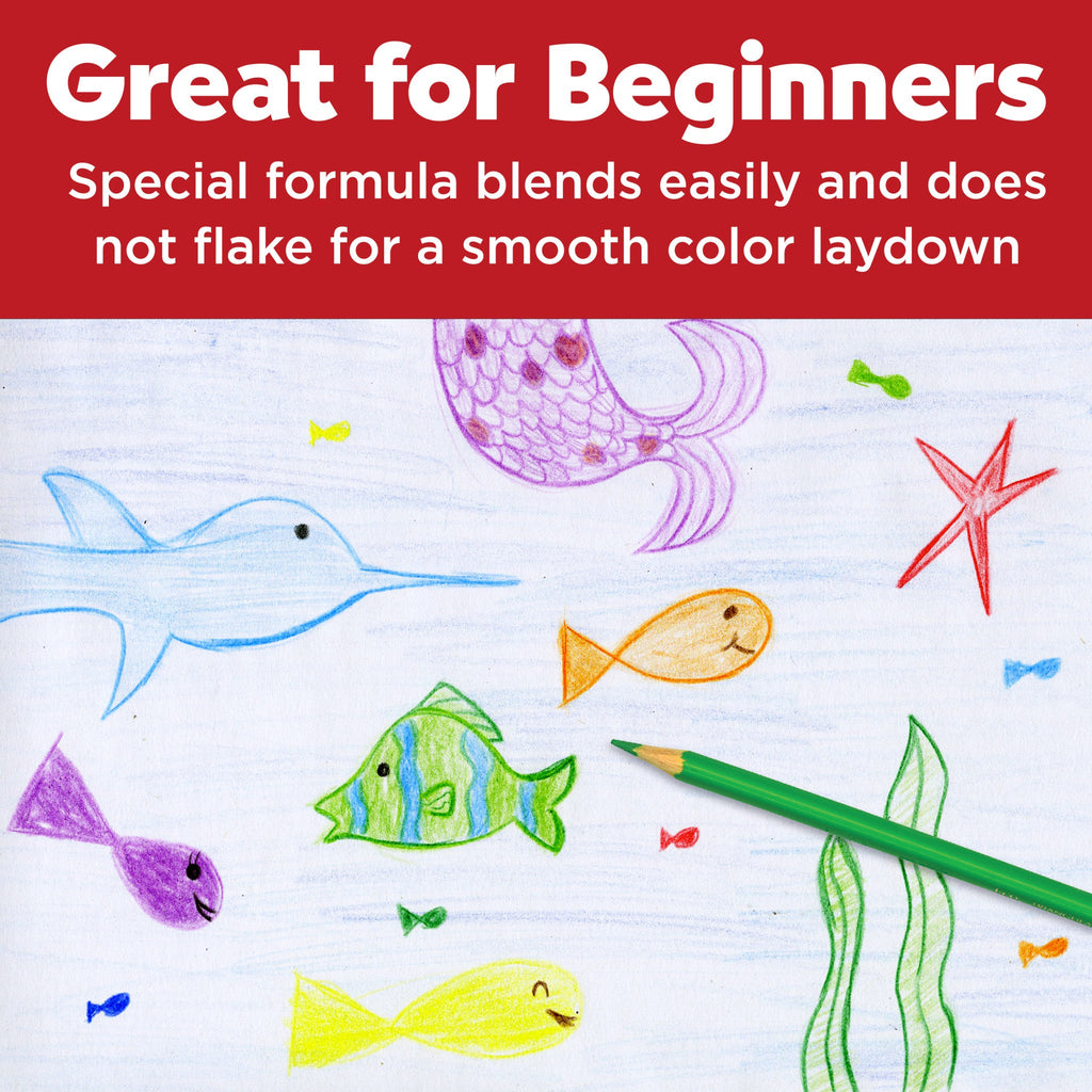 12 Triangular Colored EcoPencils - #FC9120512