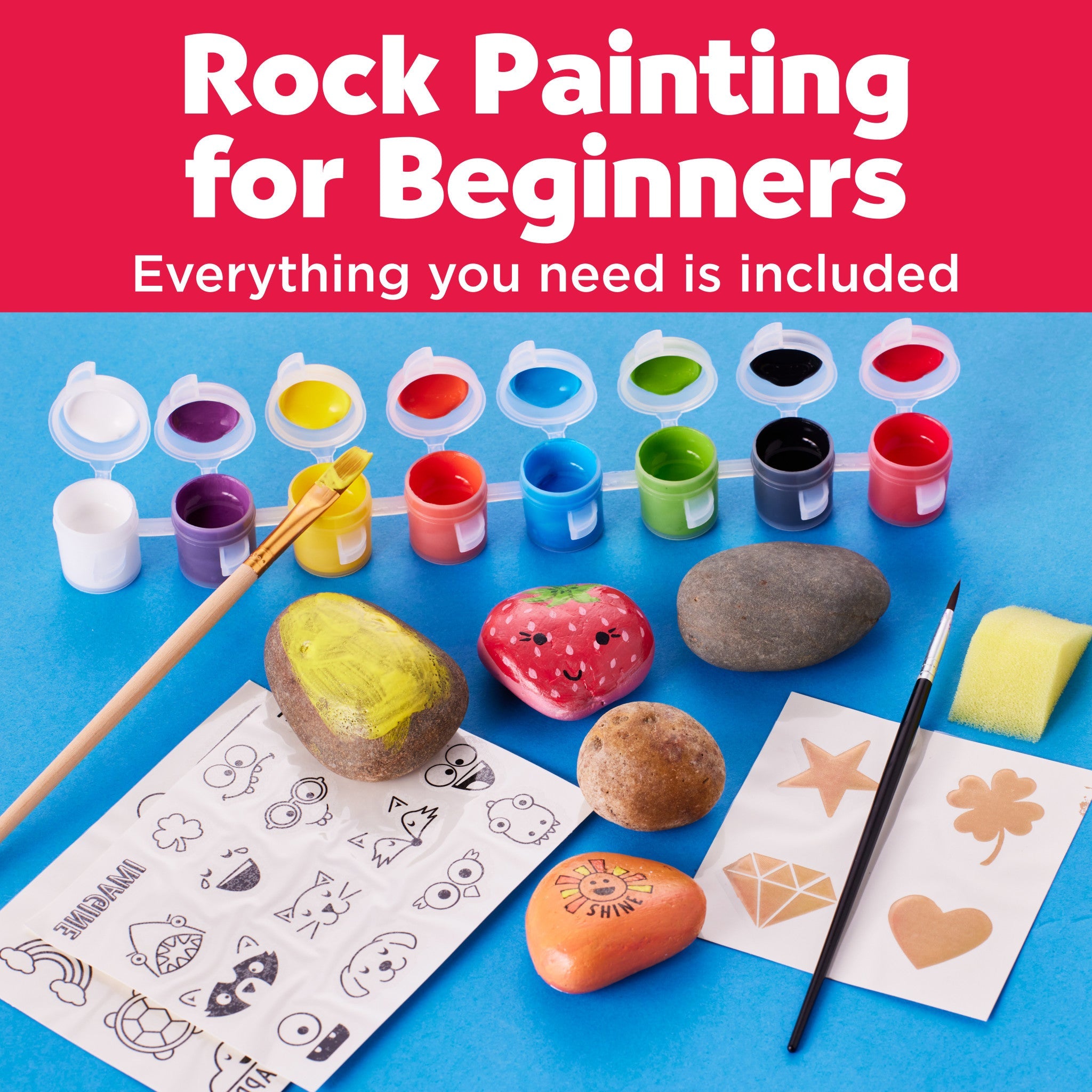 Hide & Seek Rock Painting - #6161000