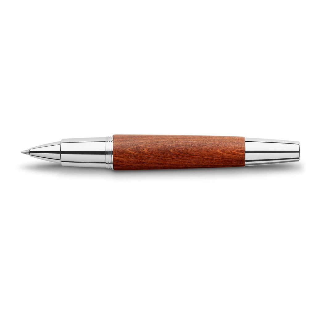 e-motion Rollerball Pen, Wood & Polished Chrome - Brown - #FC148205