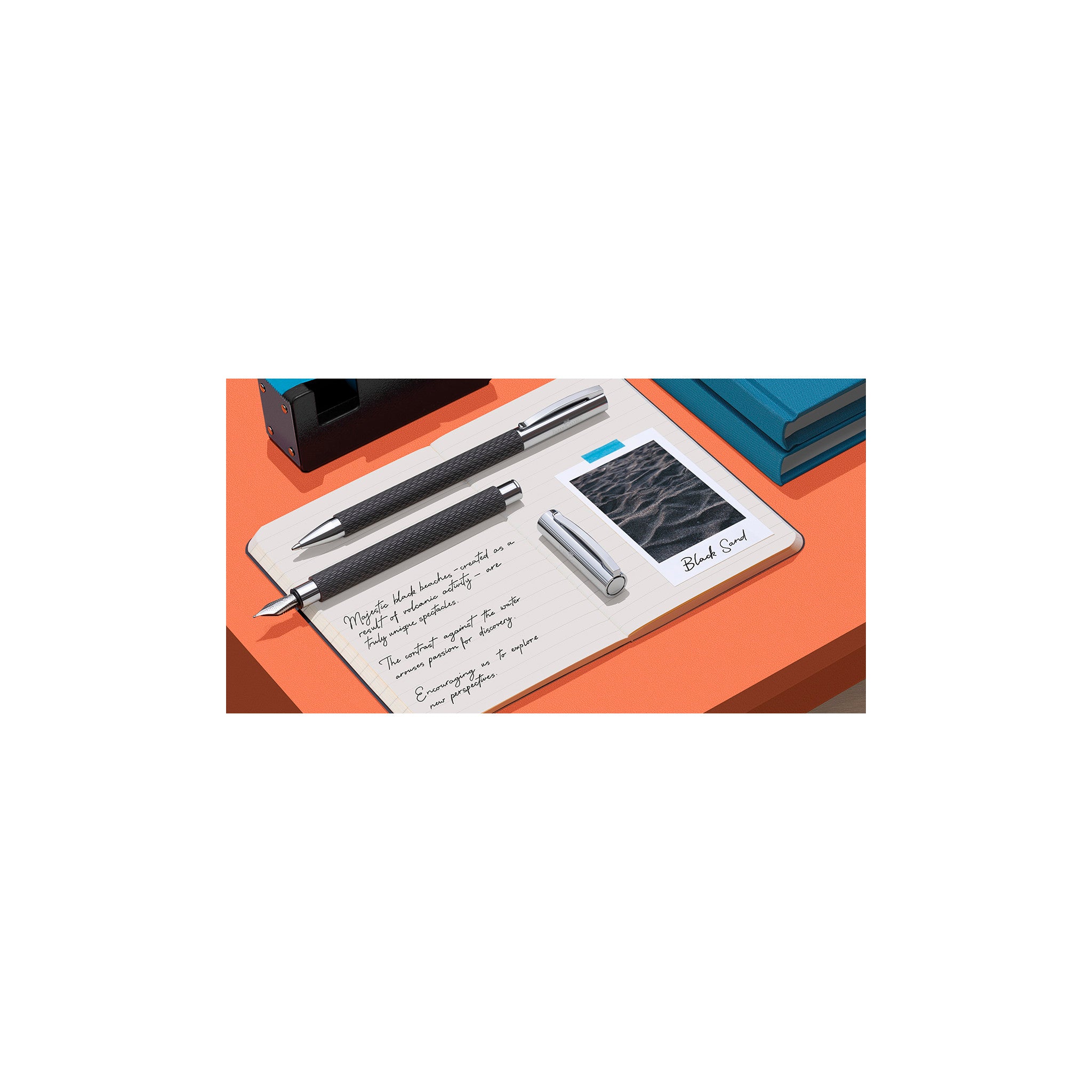 Ambition Ballpoint Pen, OpArt Black Sand - #FC147055