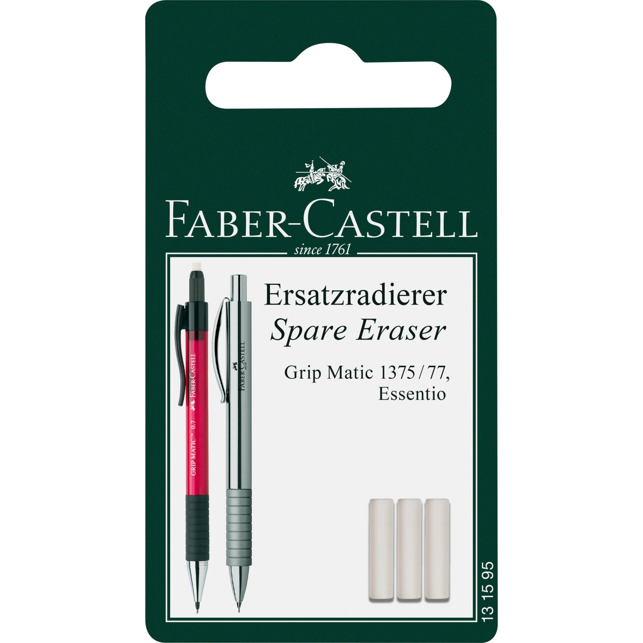 Eraser Refills, Essentio & Grip Matic - 3 Pack - #FC131595