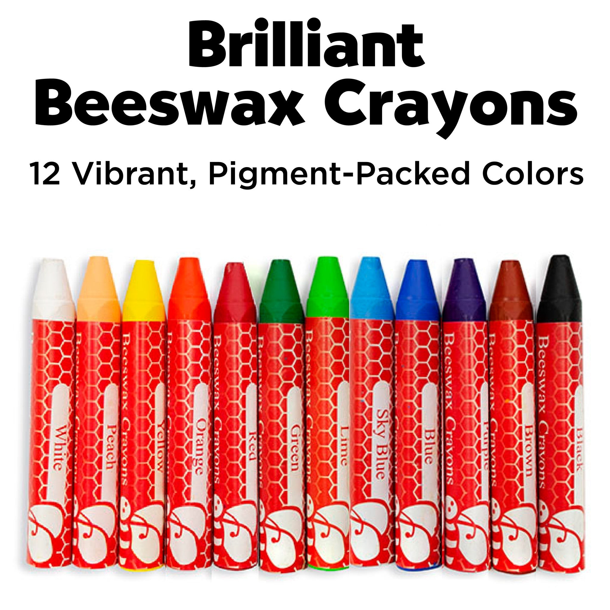 Jumbo Beeswax Crayon School Pack - #FC900025