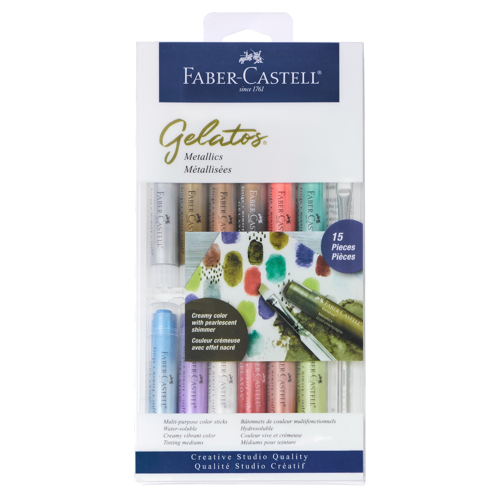 Metallic Art Crayons - 15-Piece Set - #FC770170